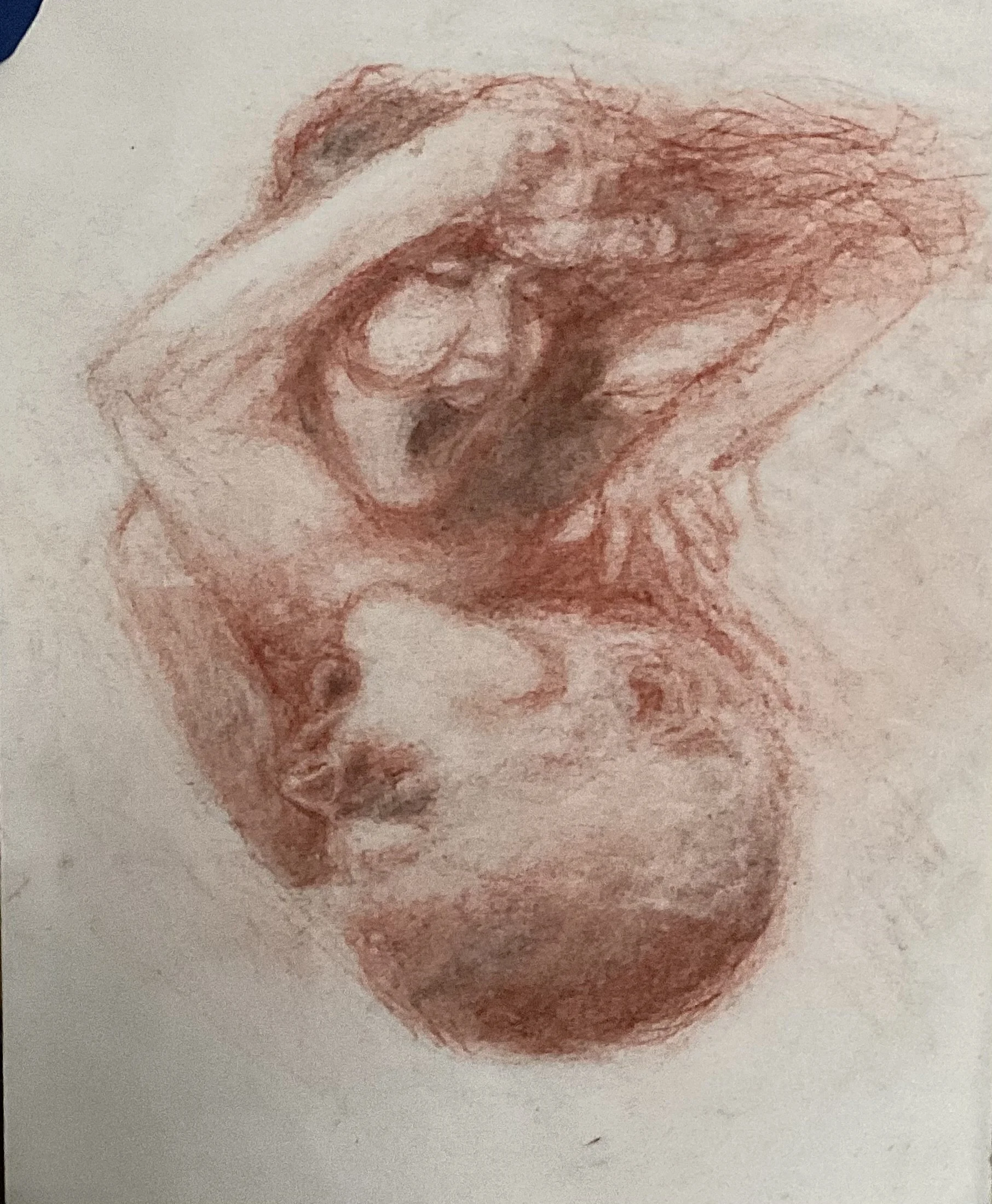 Emotion in Motion: Charcoal Sketch Art
