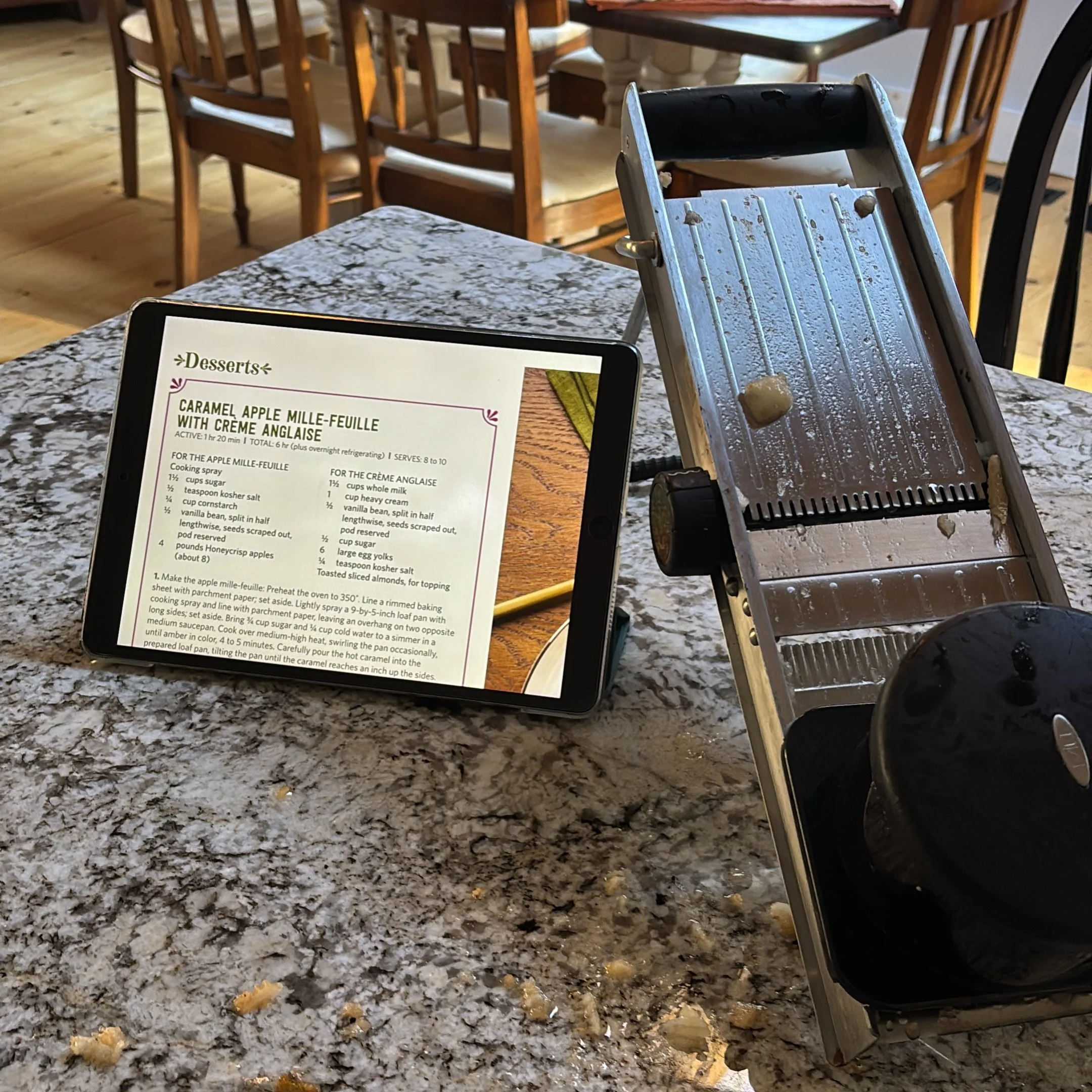 Marked SAFE after using a mandolin in the kitchen.  All fingers present and accounted for&hellip;.
