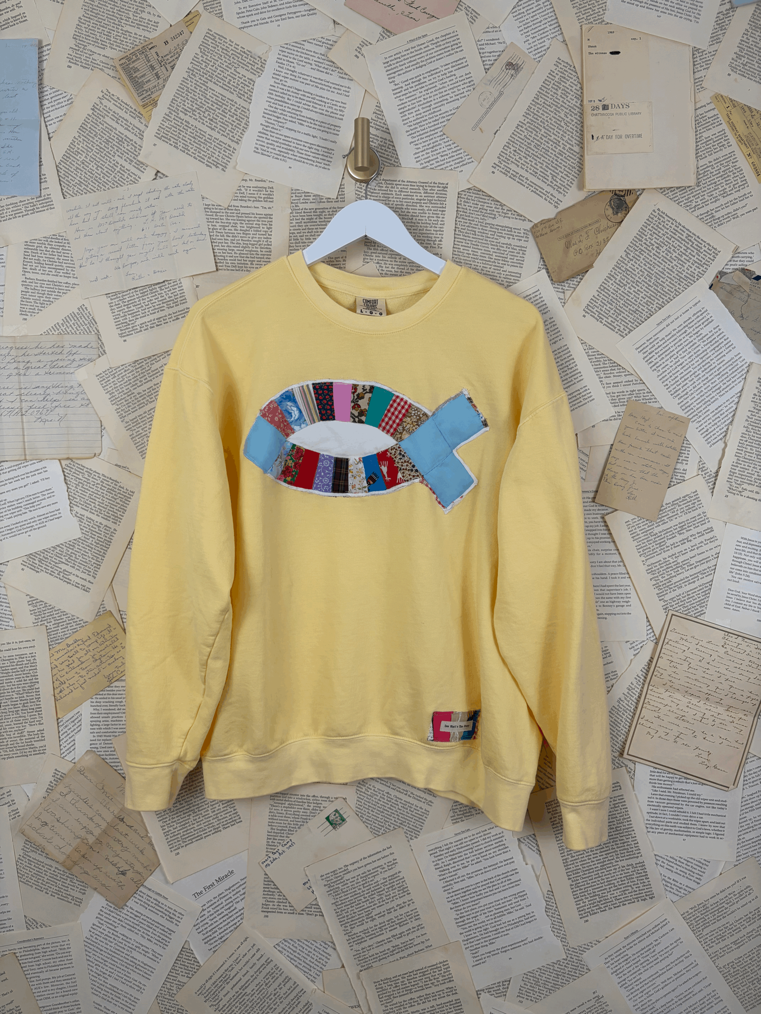 Jesus Fish Sweatshirt - Large