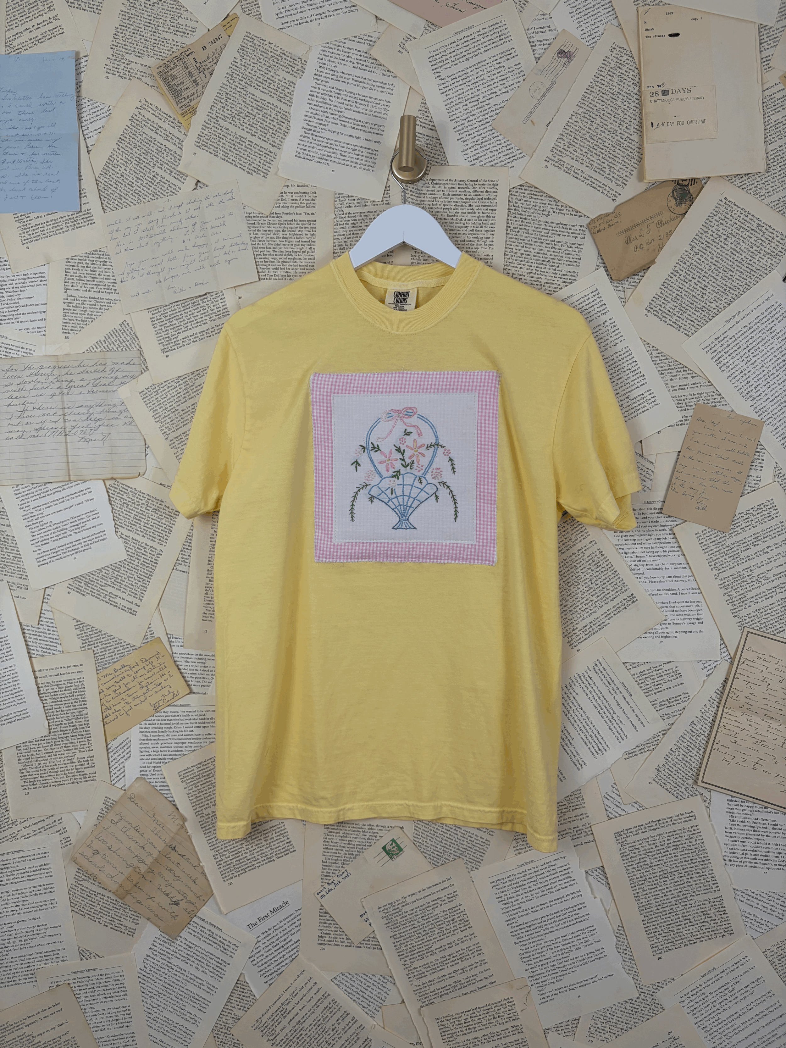 Flower Basket T-Shirt - Medium