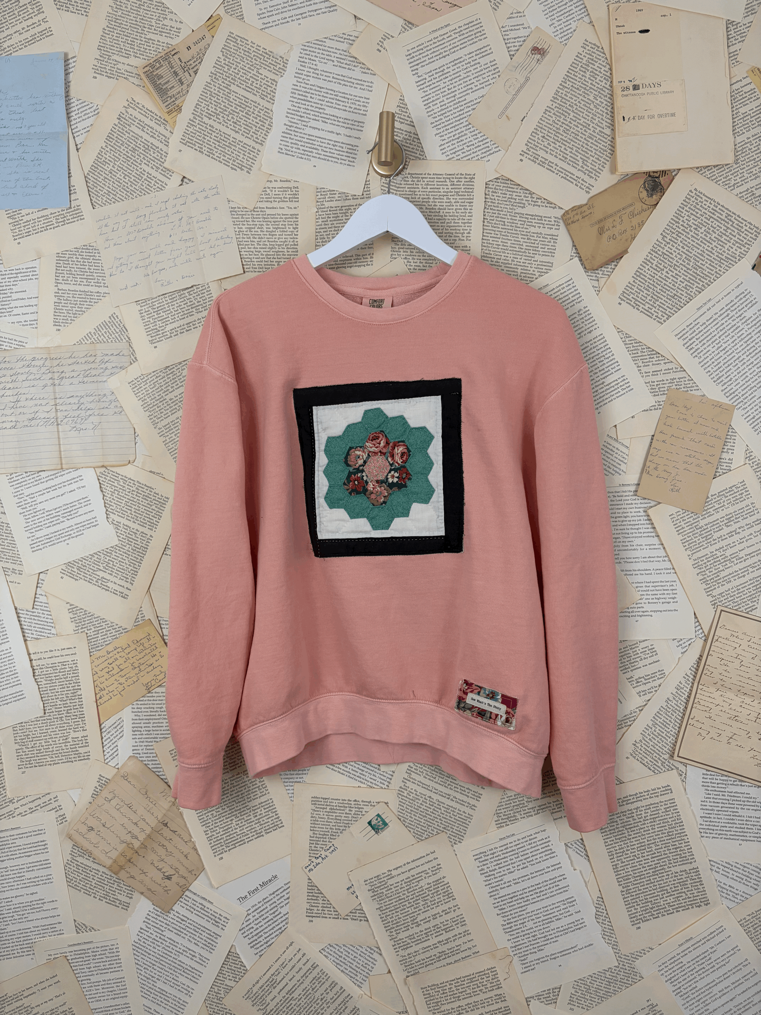 Grandmother's Flower Sweatshirt - Medium