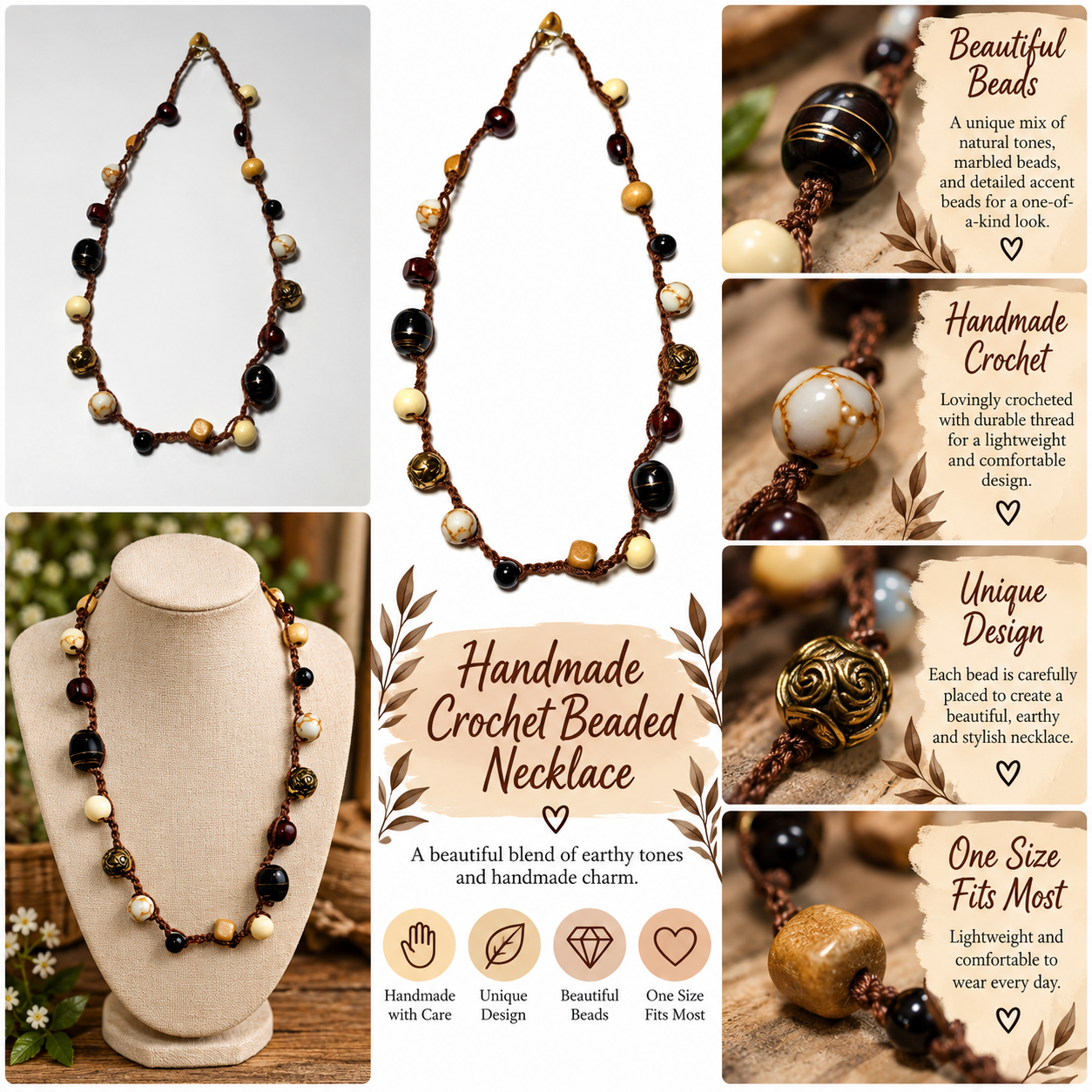 Handmade Crochet Beaded Necklace Collage.png