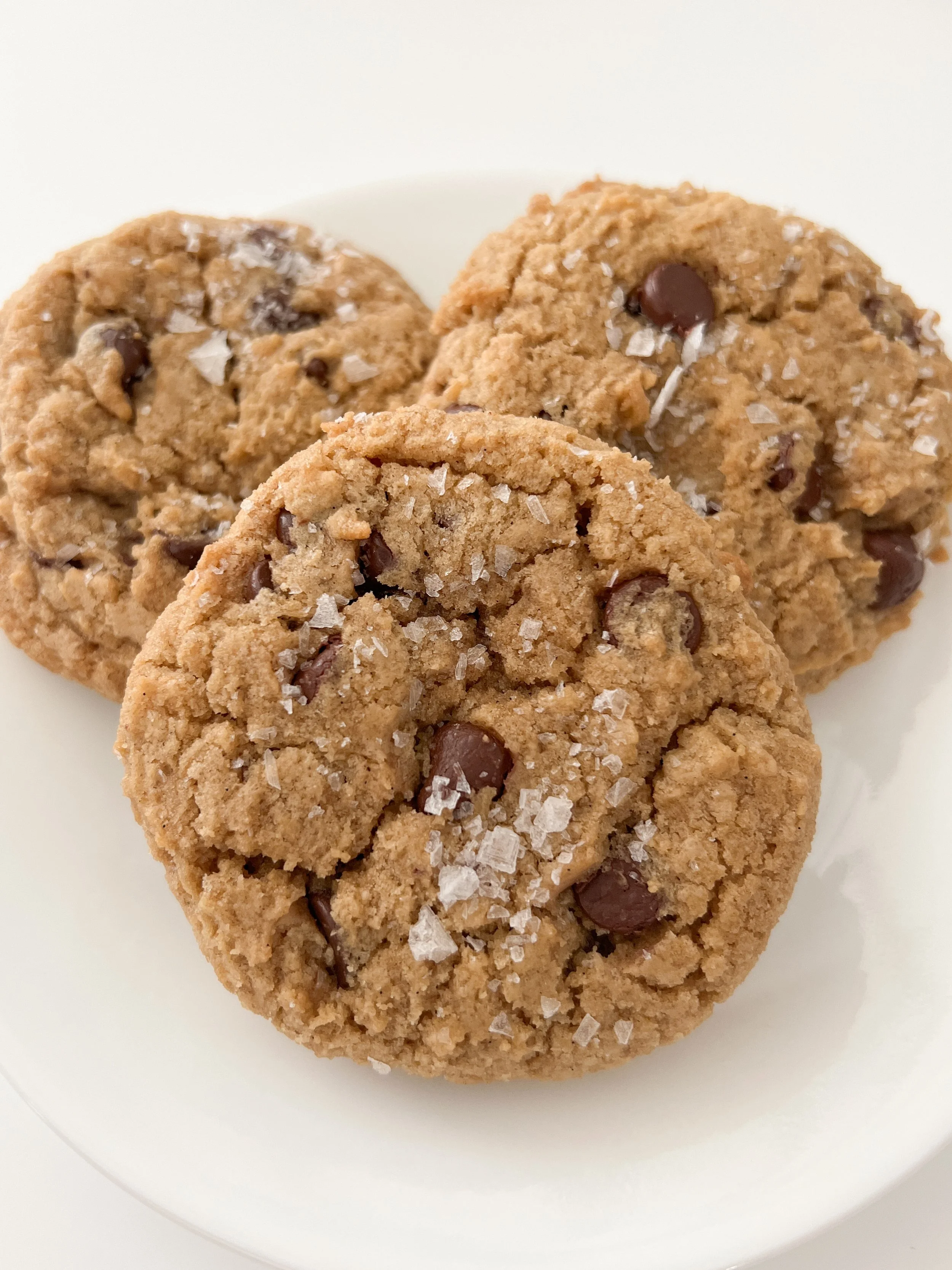 Salted Chocolate Chip Cookies
