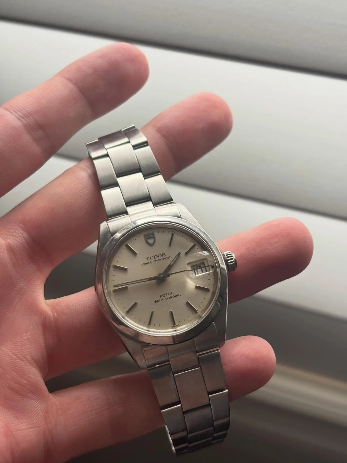*FOR SALE* Late 70s Tudor Prince Oysterdate (34mm.) Watch is in good working condition (original rolex ETA movement/caseback.) DM for pricing
