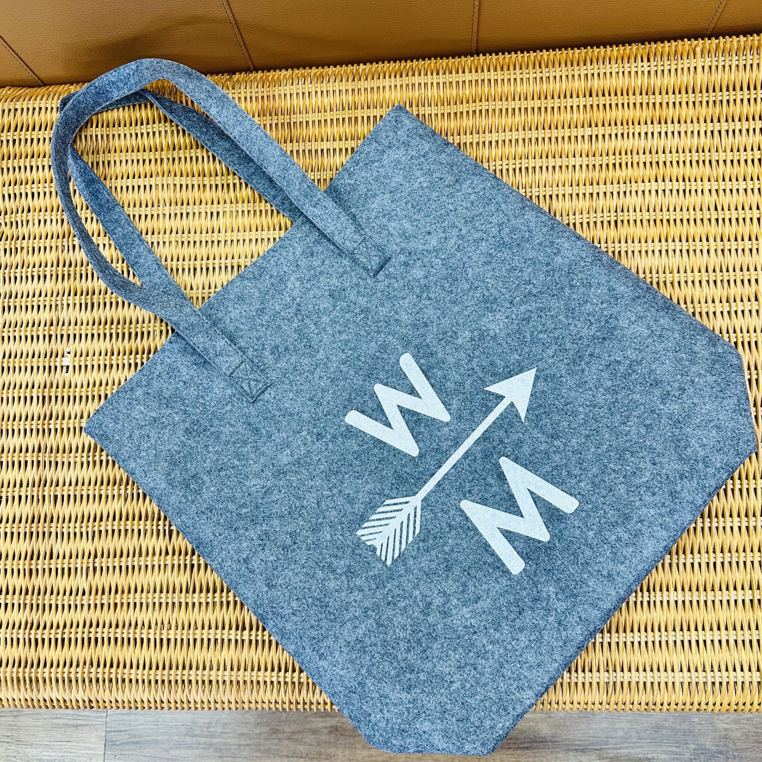 W+M Felt Tote