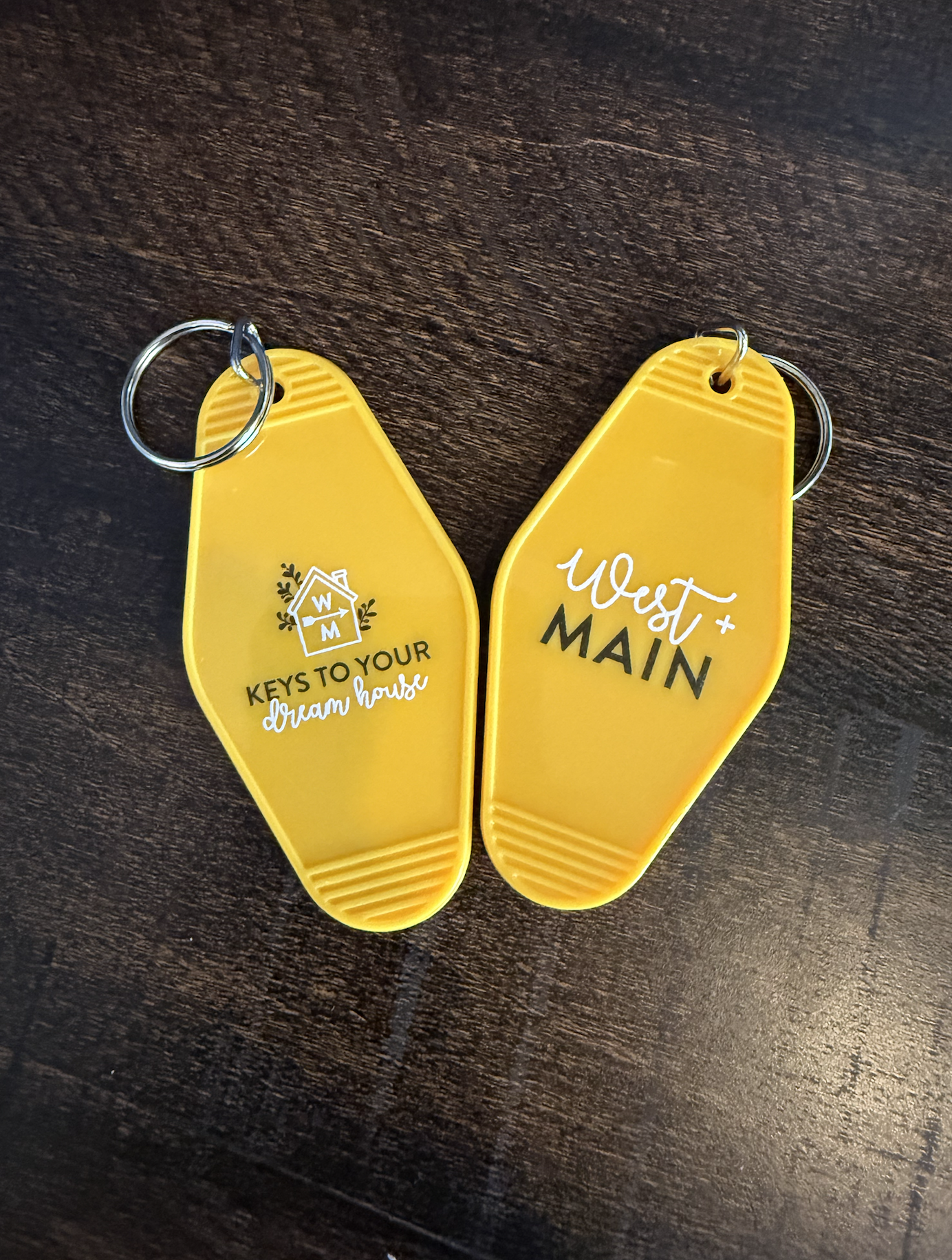 W+M Hotel Keychain