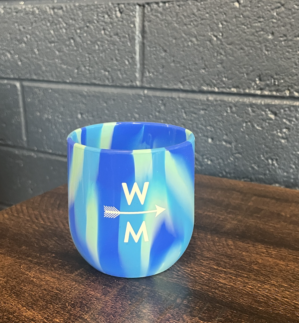 W+M Tie Dye Wine Cup