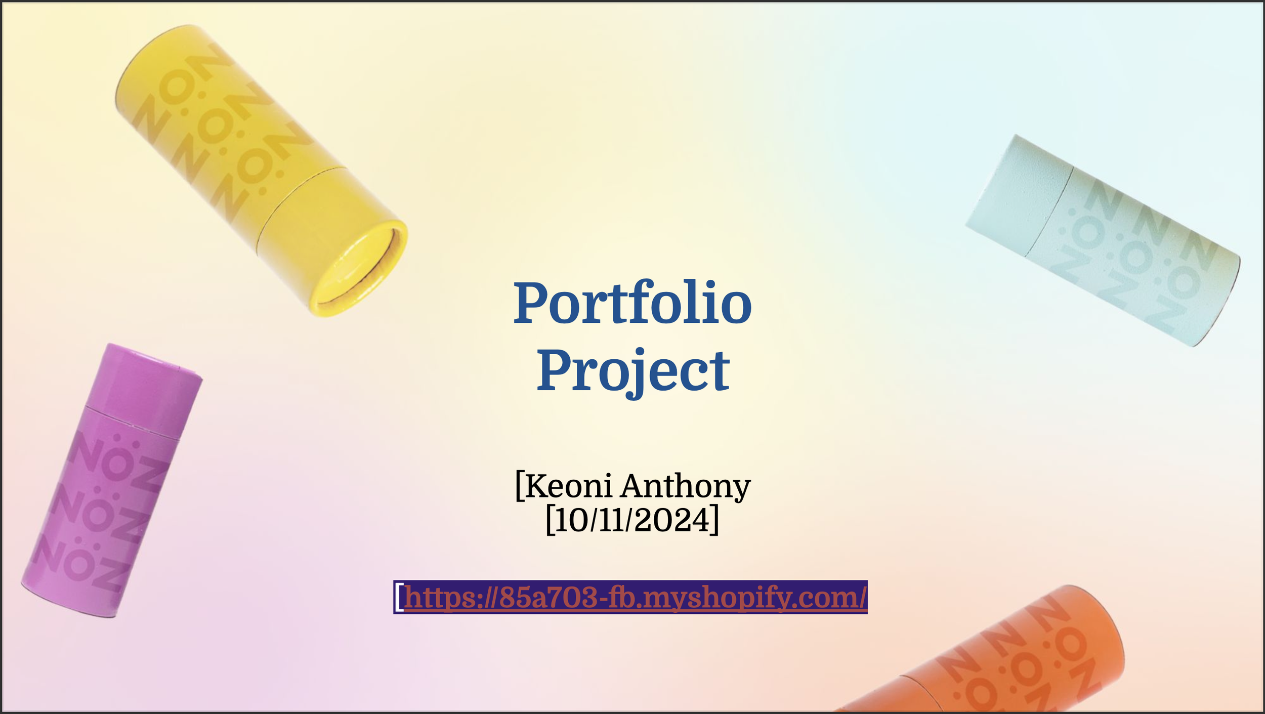 The Noz Website Portfolio Project