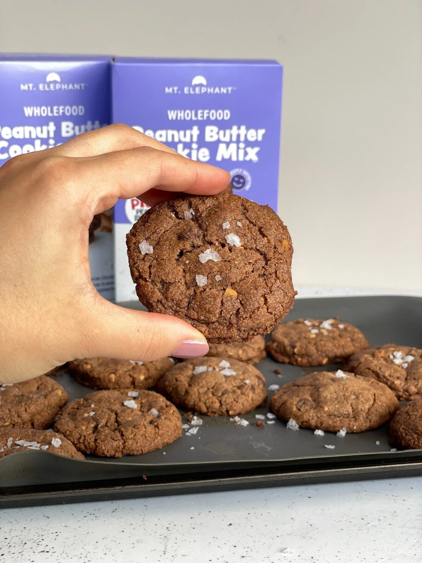 Afternoon tea just got a whole lot easier! 🍪🥜⁠
⁠
Just add 2 ingredients, mix, roll and bake.⁠
⁠
That&rsquo;s it! In just 15 minutes, you&rsquo;ve got 12 delicious, golden, peanut-buttery cookies ready to enjoy. 🤤⁠
⁠
Pop the kettle on. You know wha