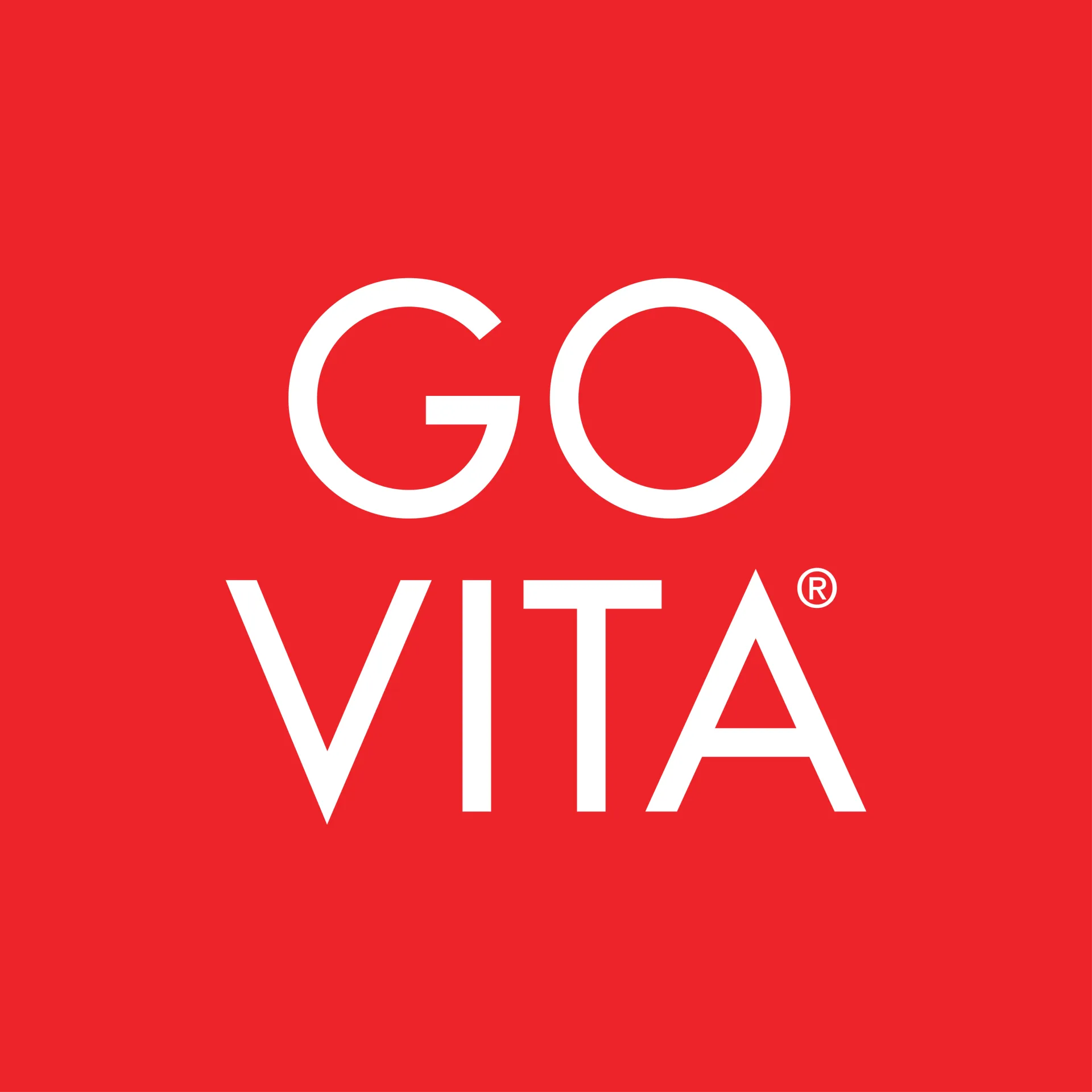 Red background with the partial text 'GO VITA' in white letters.