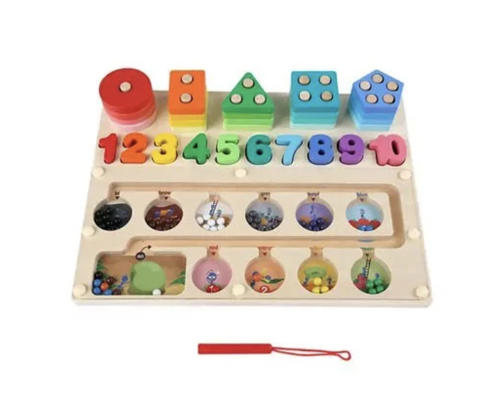 Montessori Magnet Maze Puzzle Board