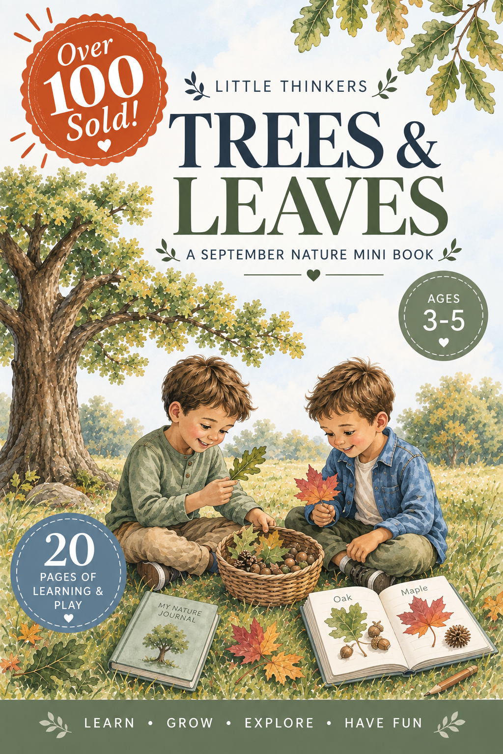 Trees and Leaves Workbook