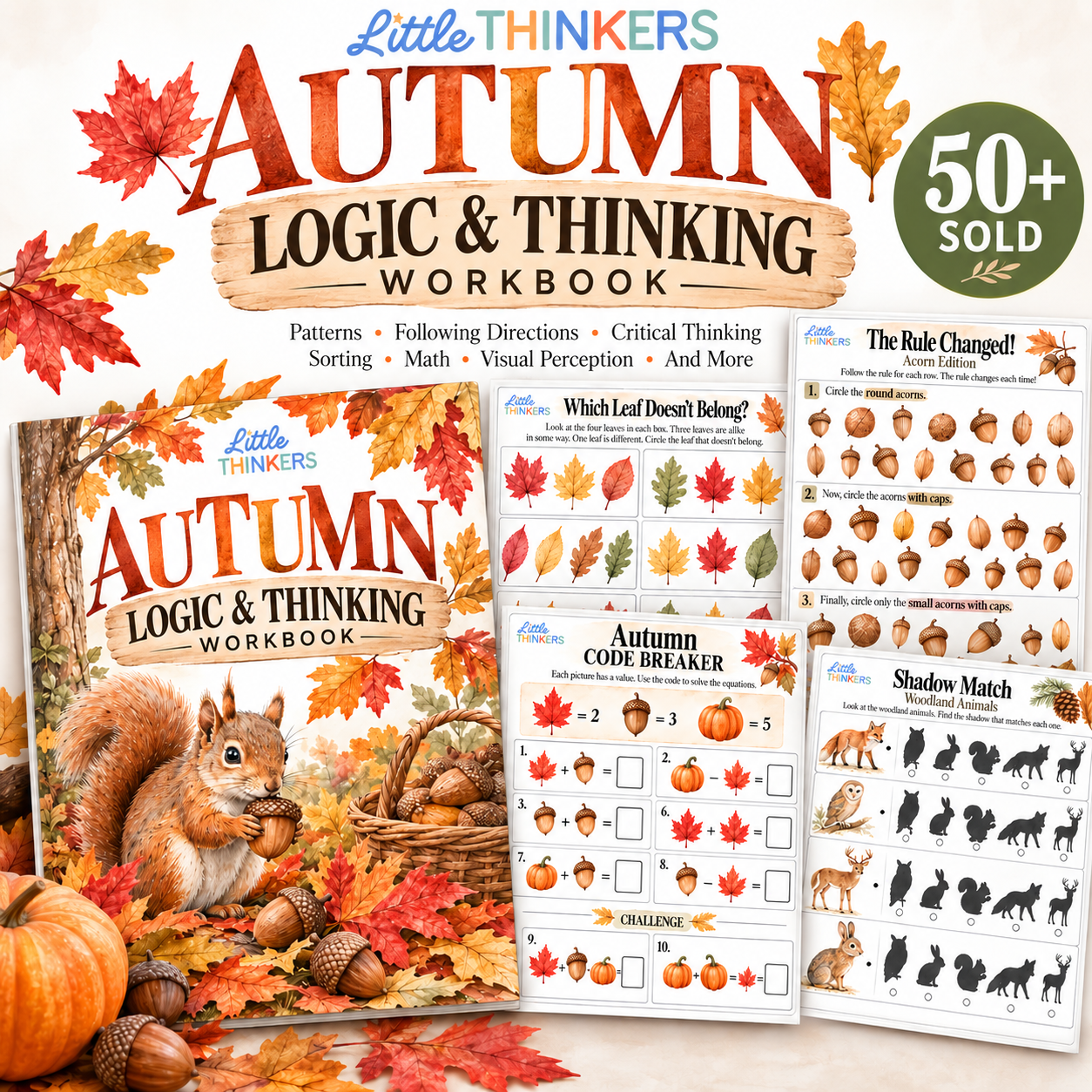 Autumn Logic and Thinking Workbook