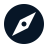 Icon of a magnifying glass examining a document
