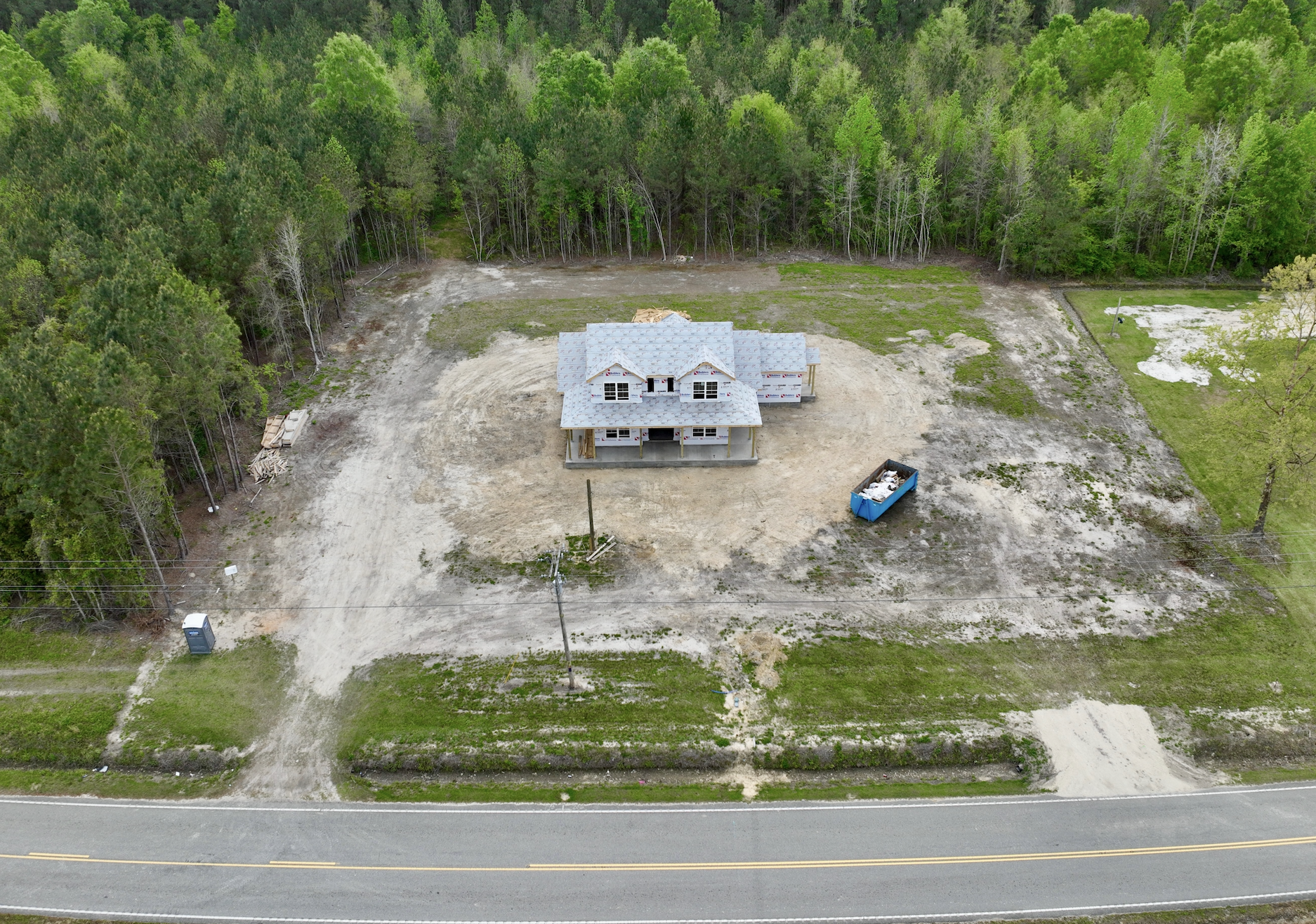 Drone Photography of a house build