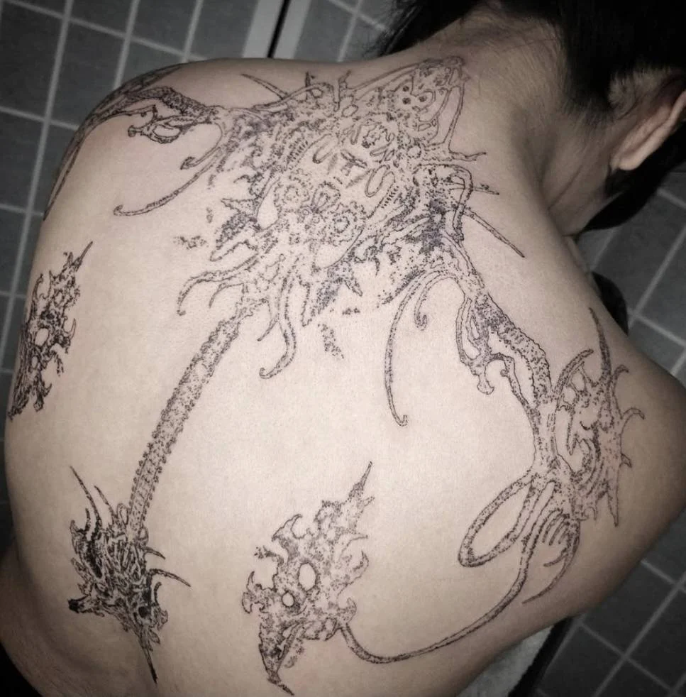 Back Piece - Abstract Biomech