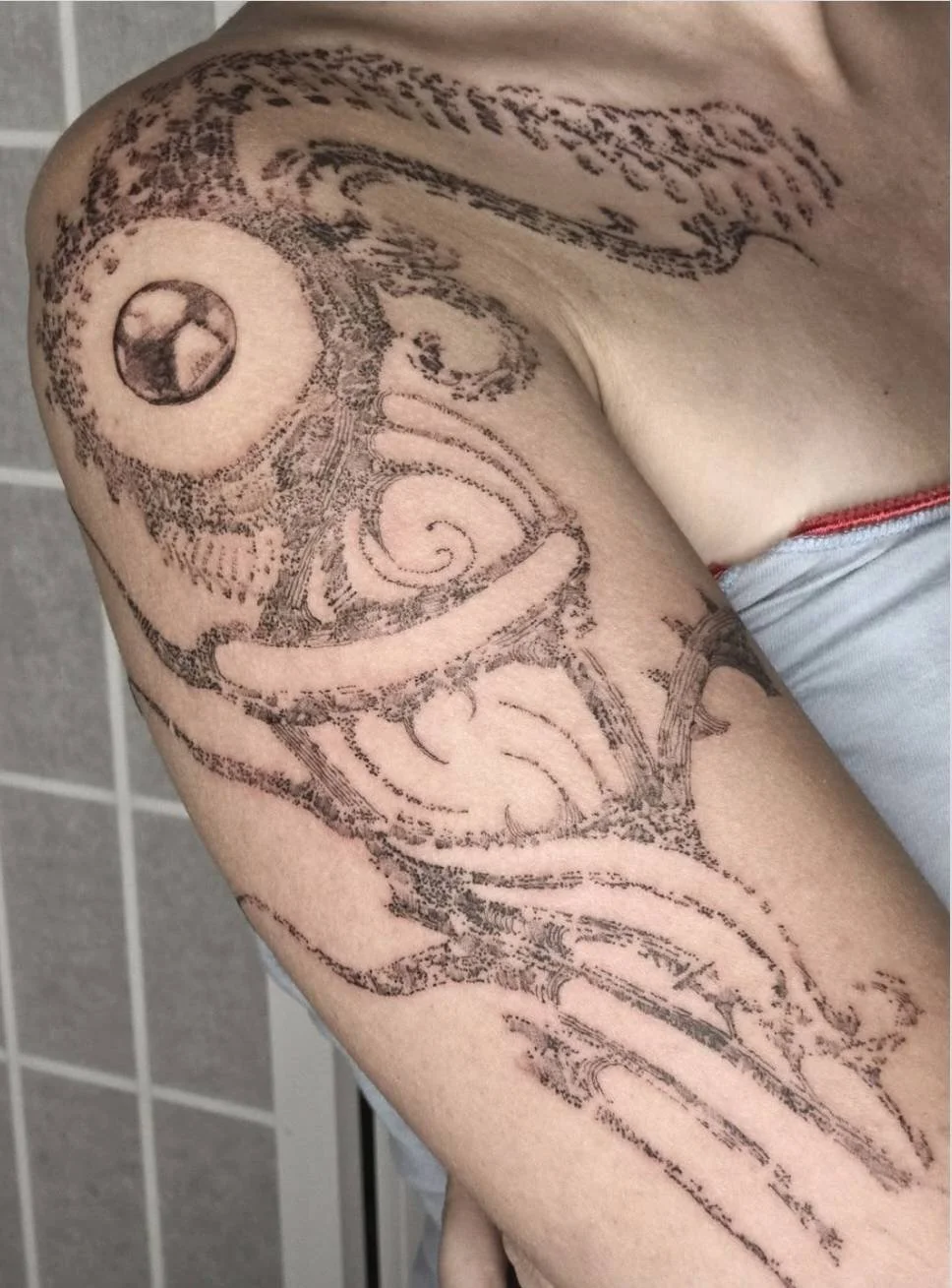 Arm/Collarbone Tattoo - Abstract Original Concept
