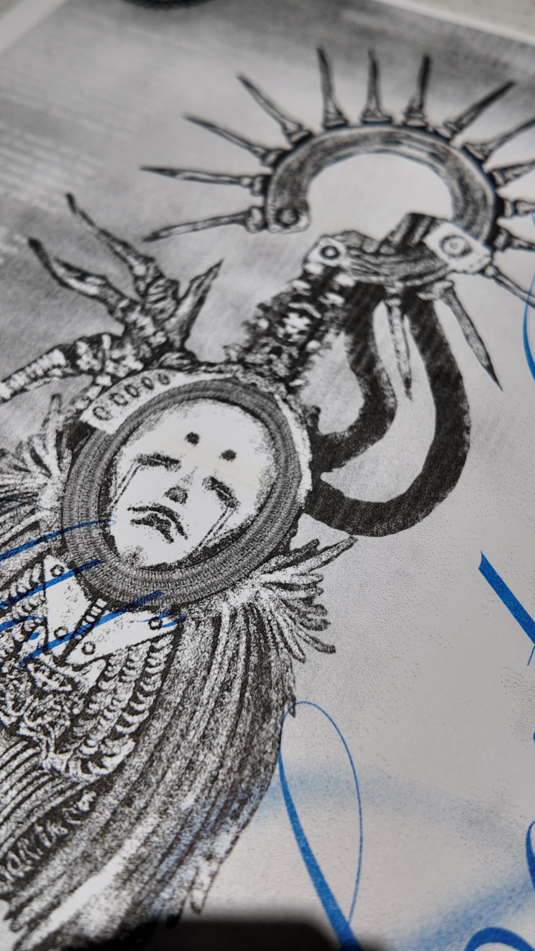 "Lost Idol" - serialized print 8x11in