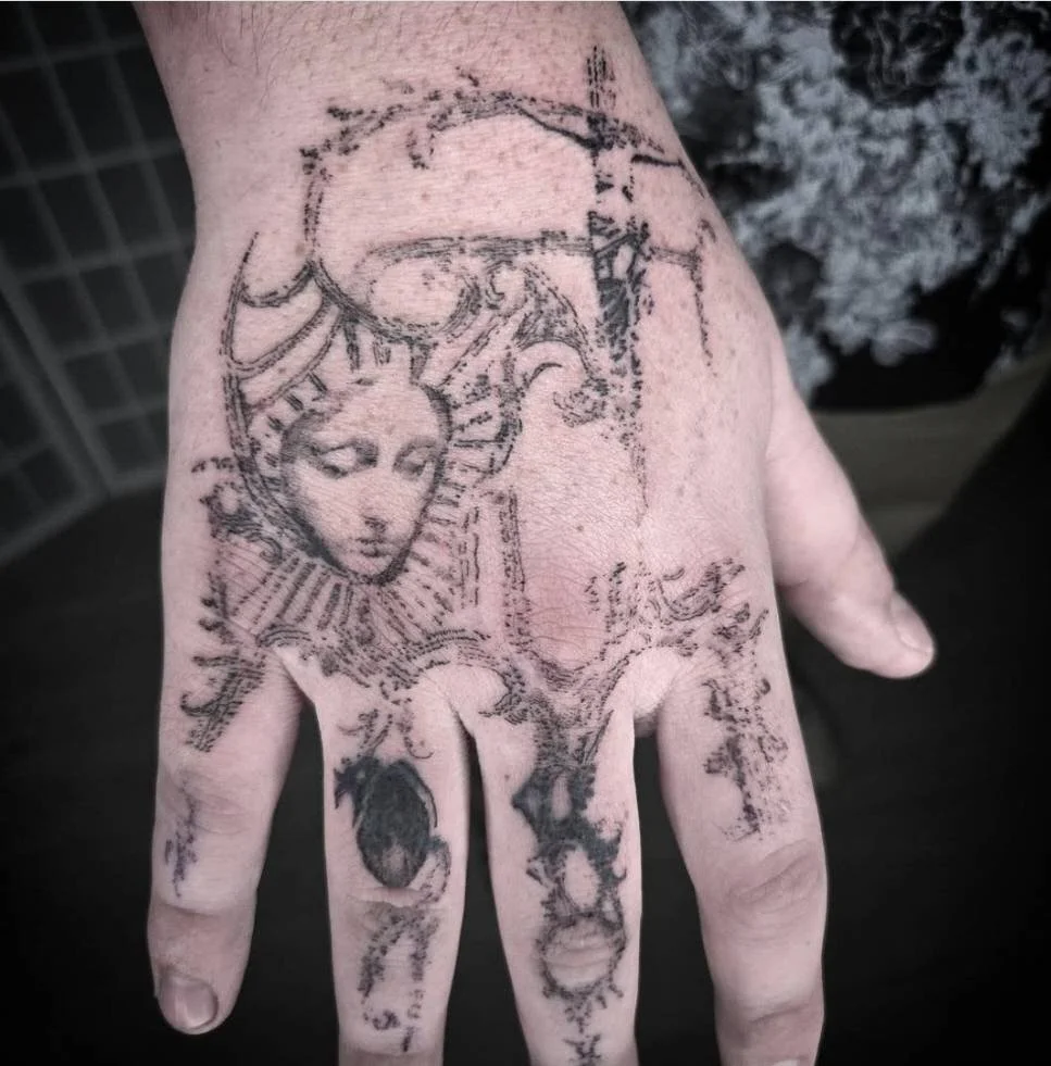 Hand Tattoo - Original Eurotrash Concept