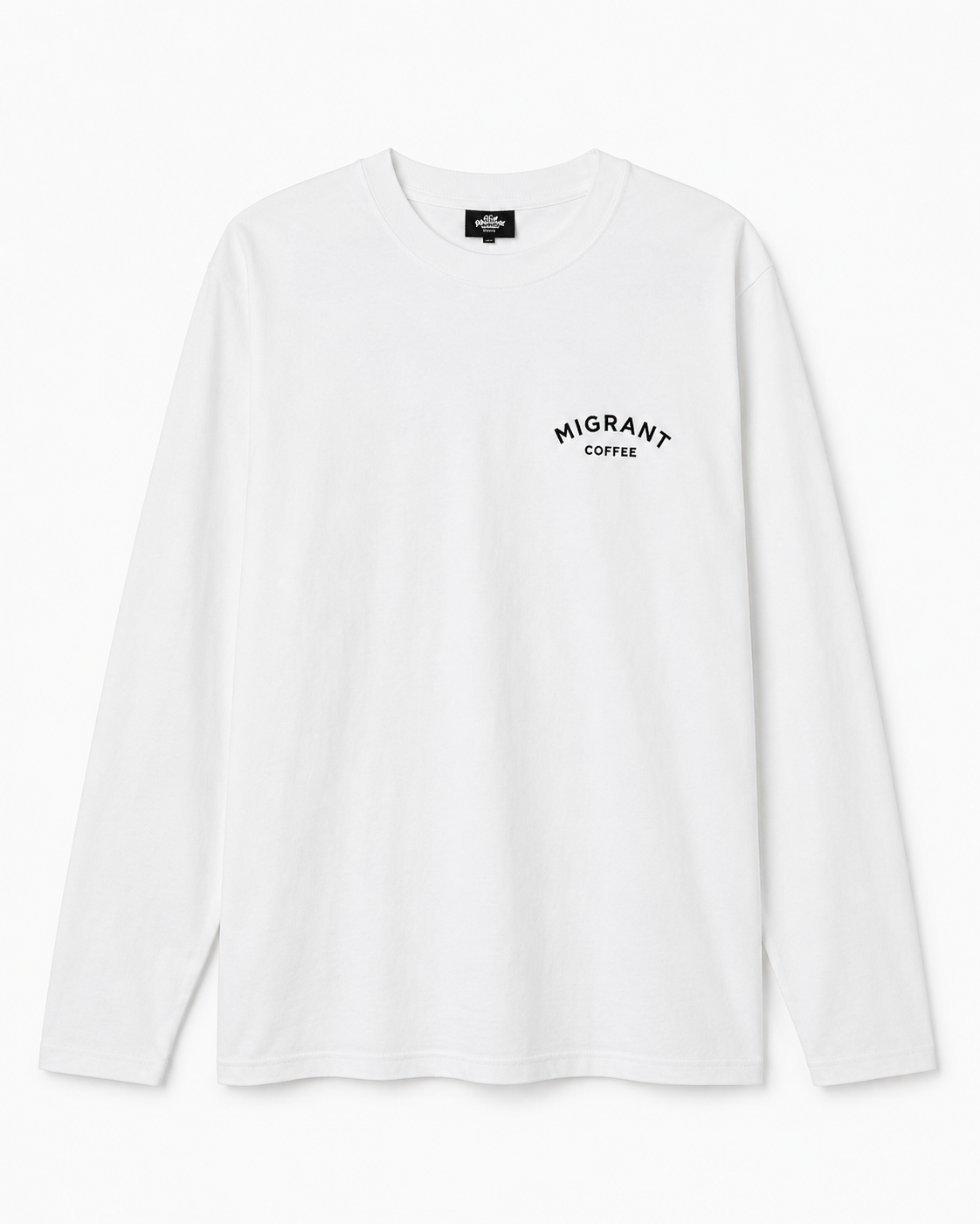 White Long Sleeve Shirt - Front.png