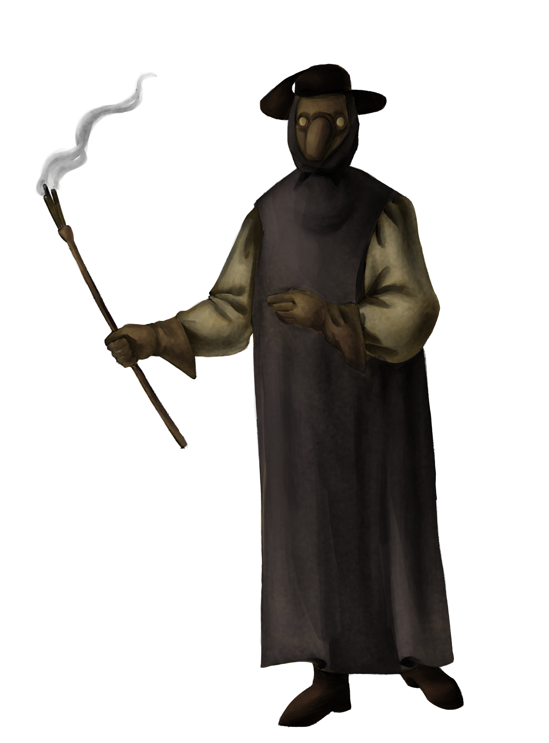 A weary doctor does what he can to deter evil in the villagers.
