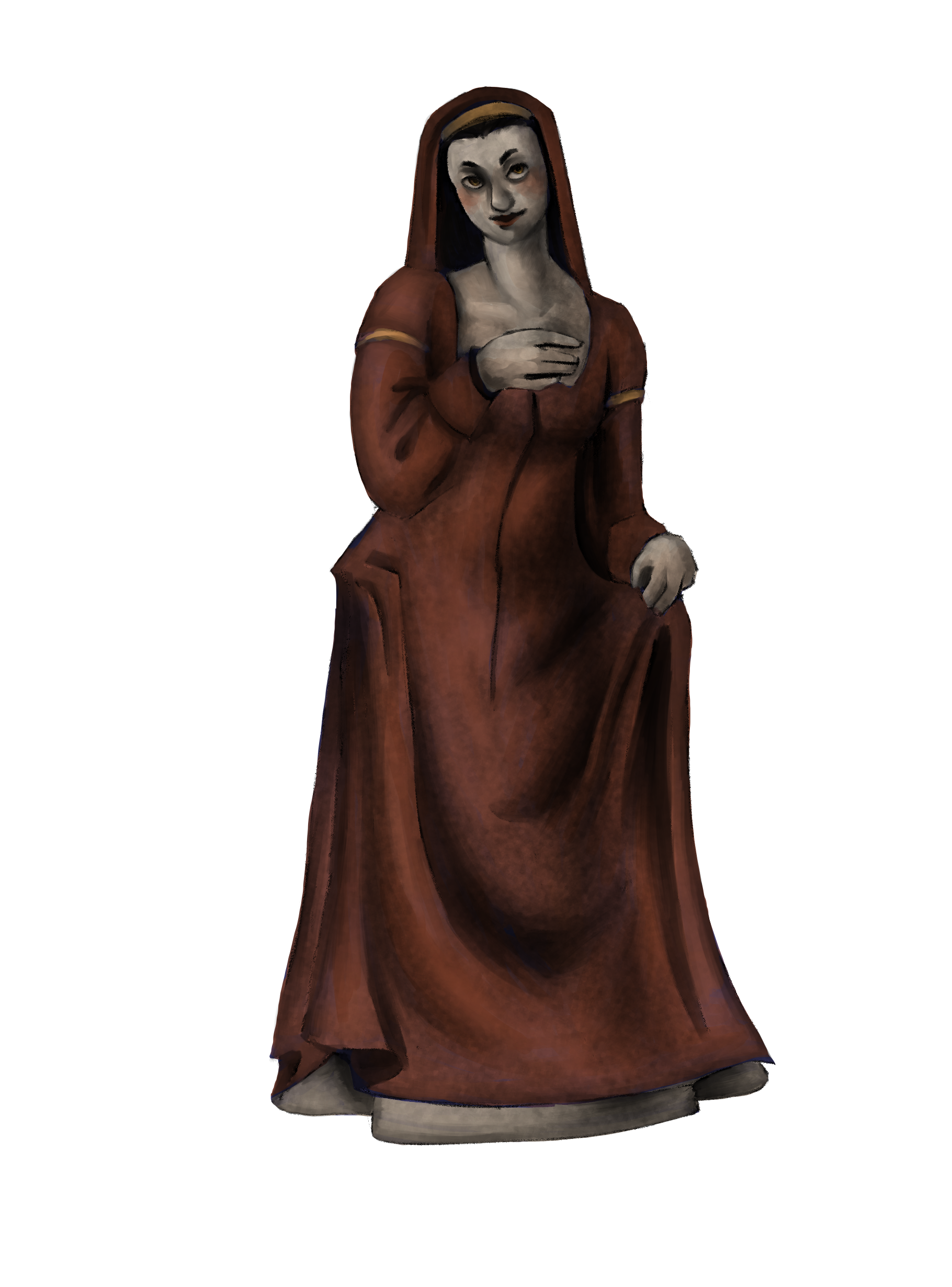 A lady who stalks the streets of the night.