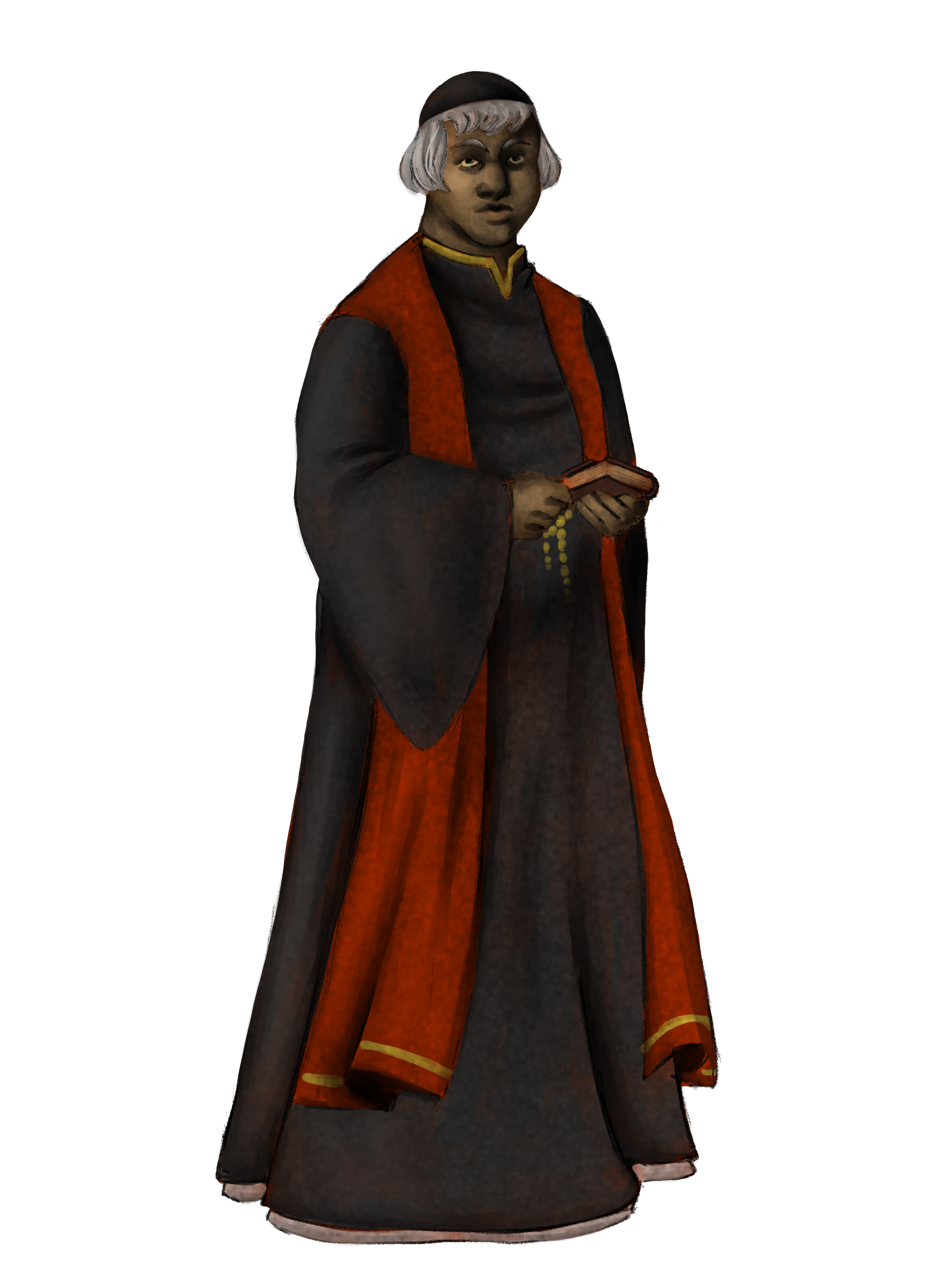 A priest overseeing the execution of demons, but is he innocent?