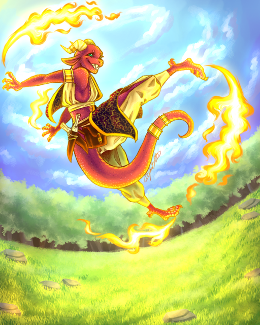 The first drawing of Annyo, made in 2019. *Cannot find better quality picture*