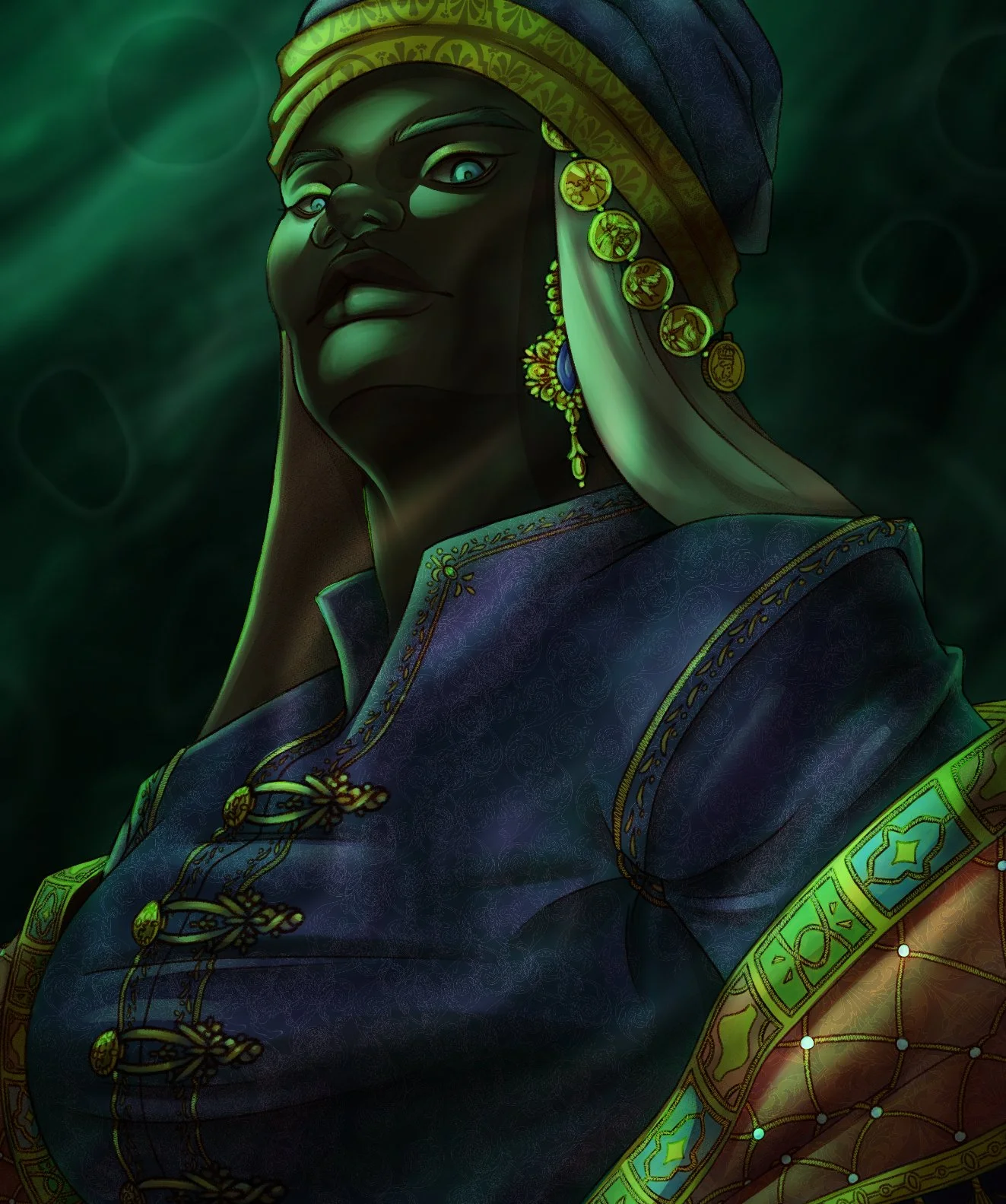 A dangerous warlock, saved by the Gods of the deep Sea. 