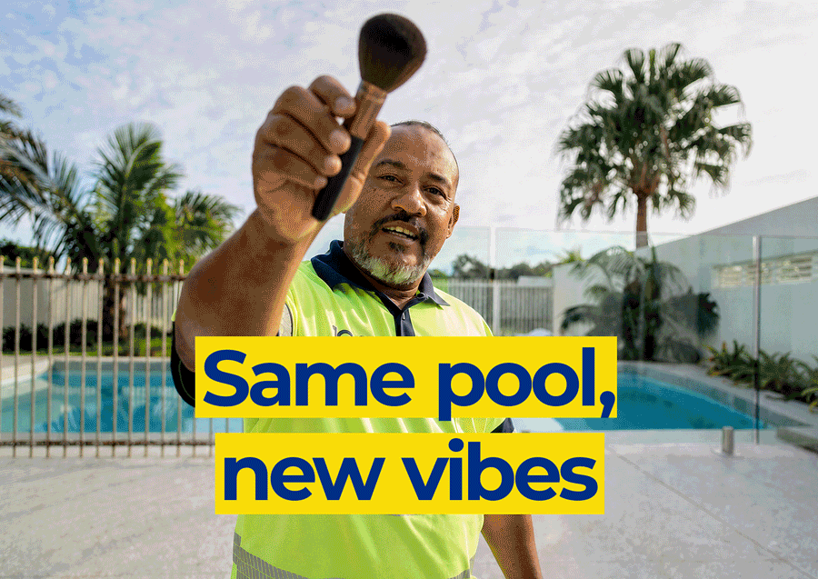 Did you know O'Brien did pool fences? Well now you do. A fun little social clip using real models and a real pool and glass fence then reimagined using AI to create a b-roll of "before and after" a glO'w up from O'Brien Glass