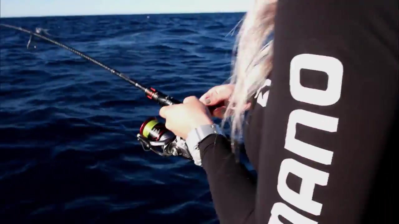 An angler fishing offshore with the Stradic CI4+, extracted from my 2016 Shimano product film.