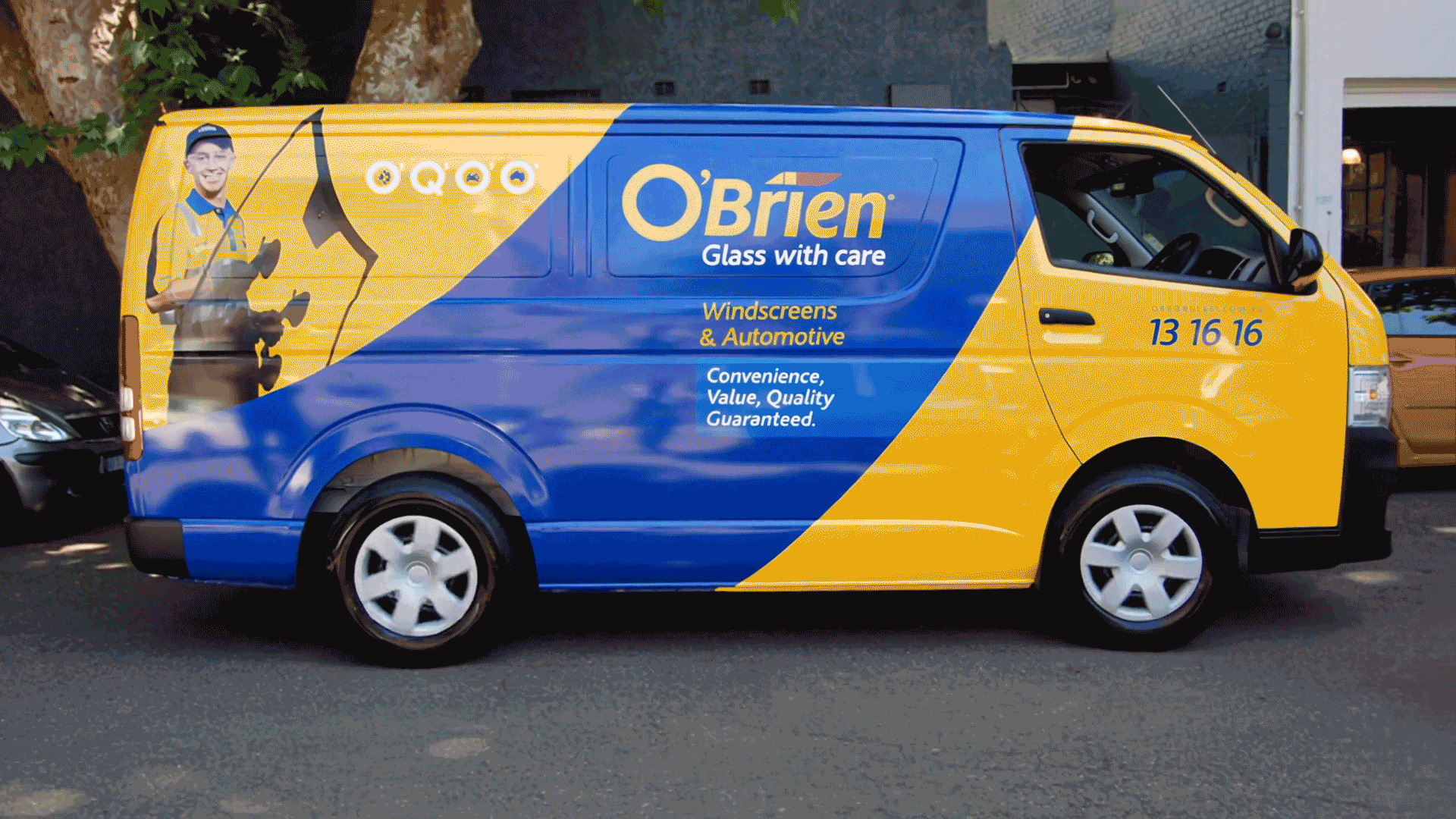 The redesign of the iconic O’Brien fleet 
Marketing

I took the refreshed O’Brien identity onto the road by making the national mobile fleet bolder and instantly recognisable at a glance.