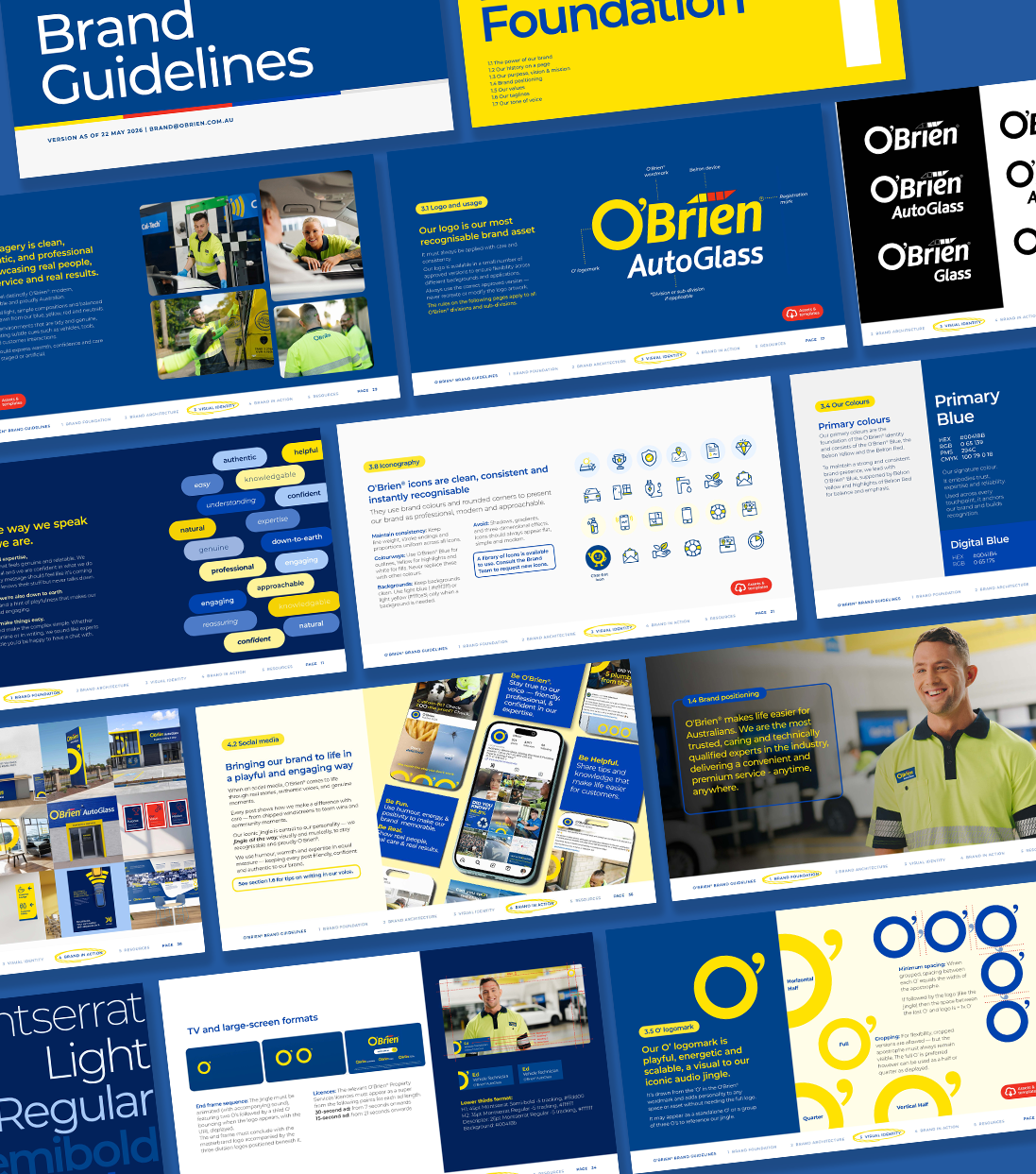 Evolving the established O’Brien national identity into a clearer, more flexible brand with more personality, while retaining the recognition, heritage and trust customers already knew. 