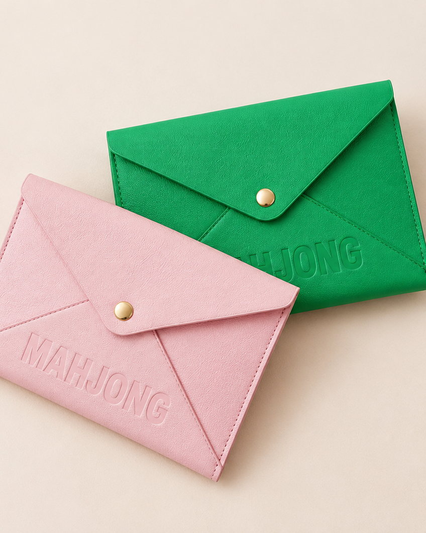 Leather Mahjong Card Cover