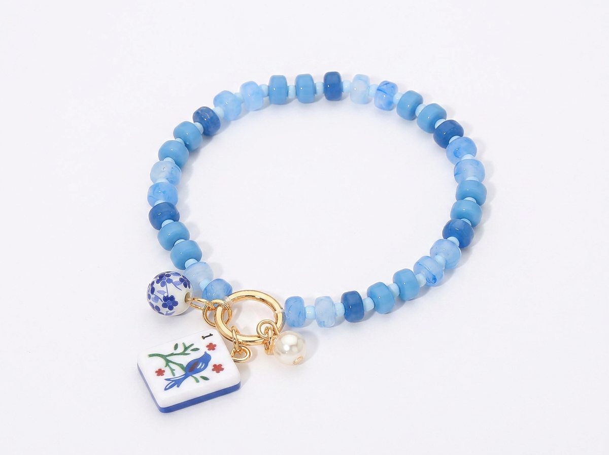 Mahjong Charm Bracelet