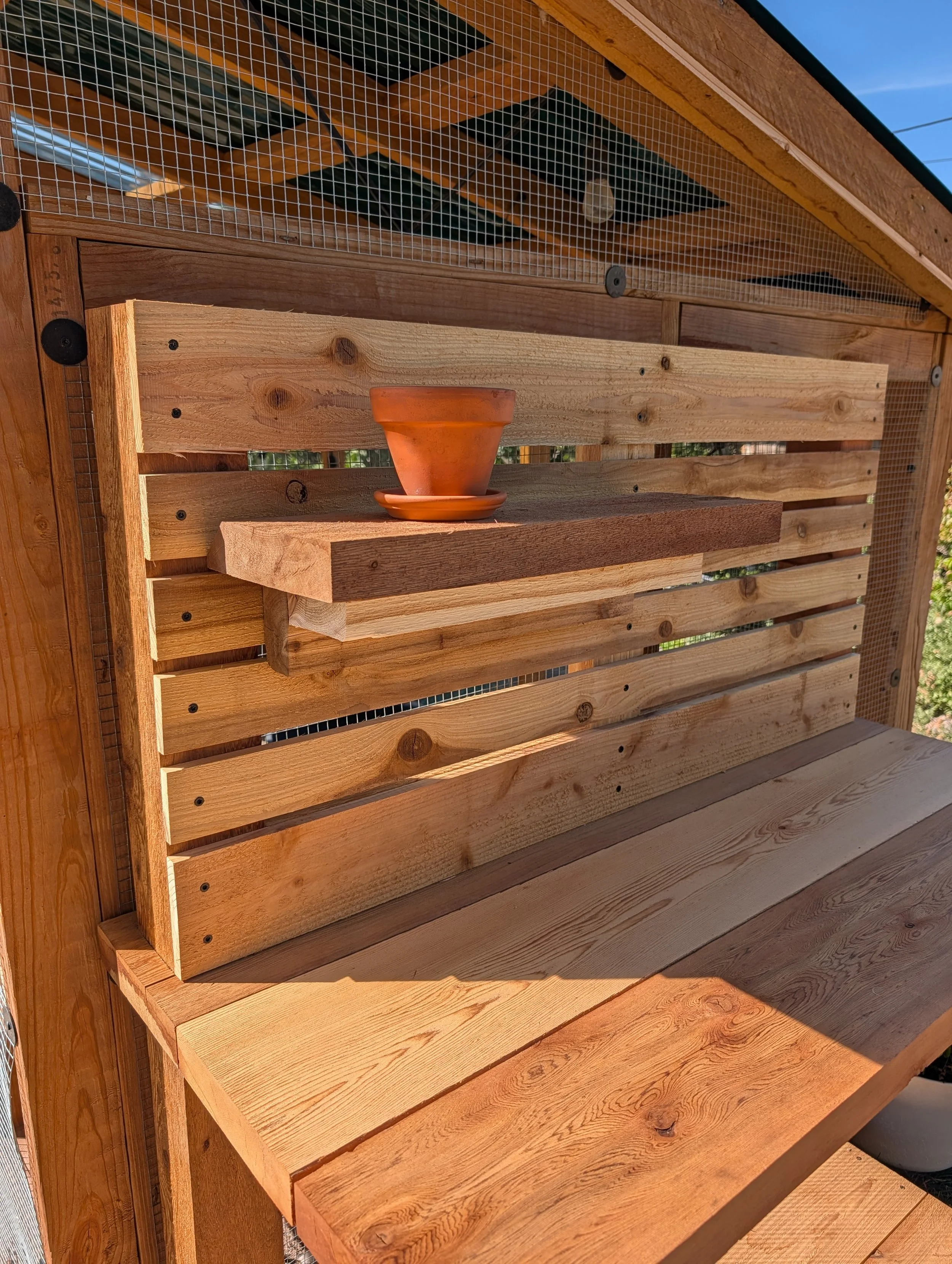 Half-Width Shelf for The Potting Table