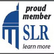 SLR logo with the words 'proud member' and 'learn more'