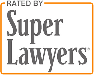 Logo for a publication called Super Lawyers