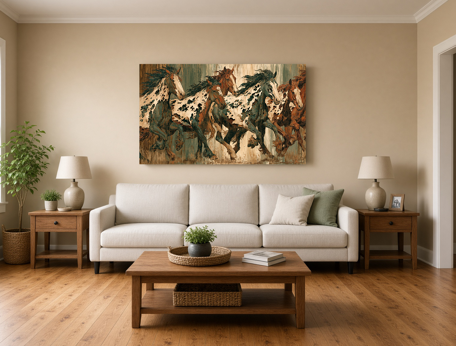 Sage & Terracotta Wildlife: Modern Botanical Wall Art