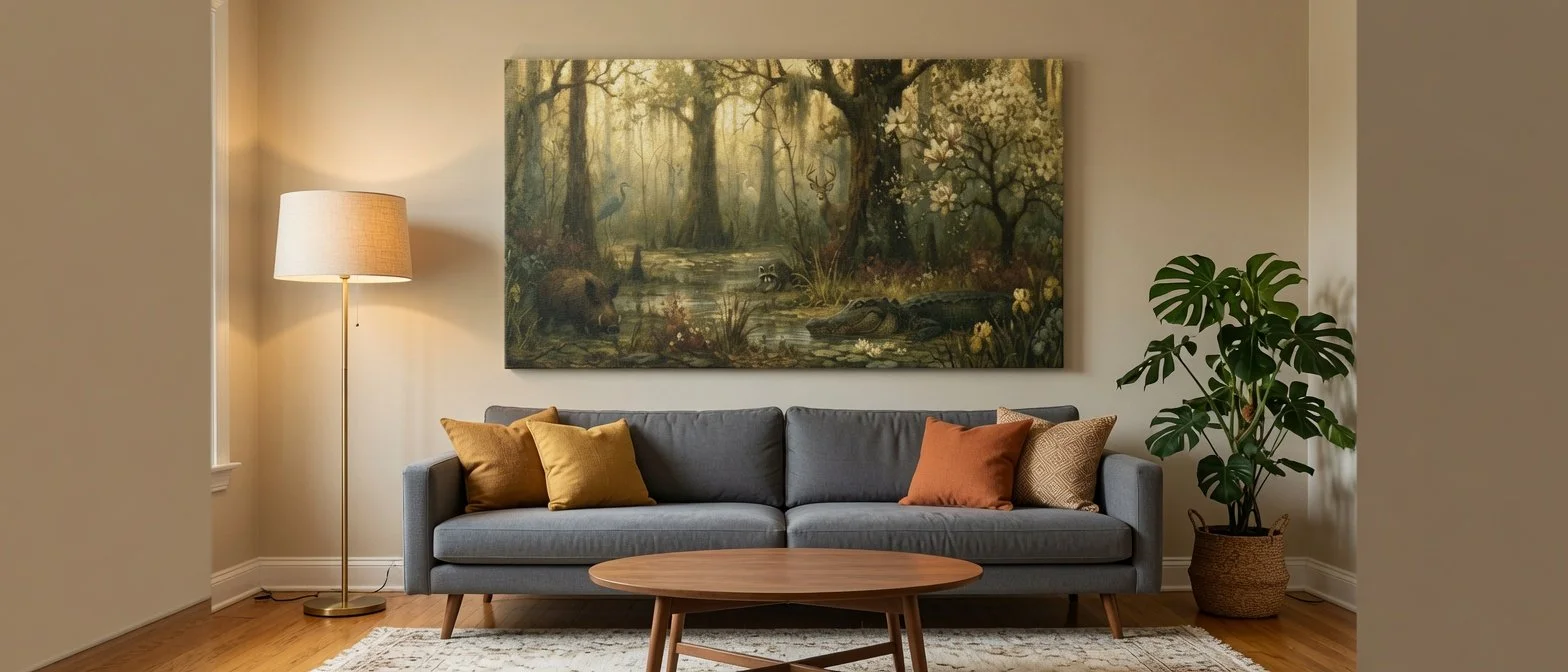 Bayou Cypress & Sunlit Wildlife