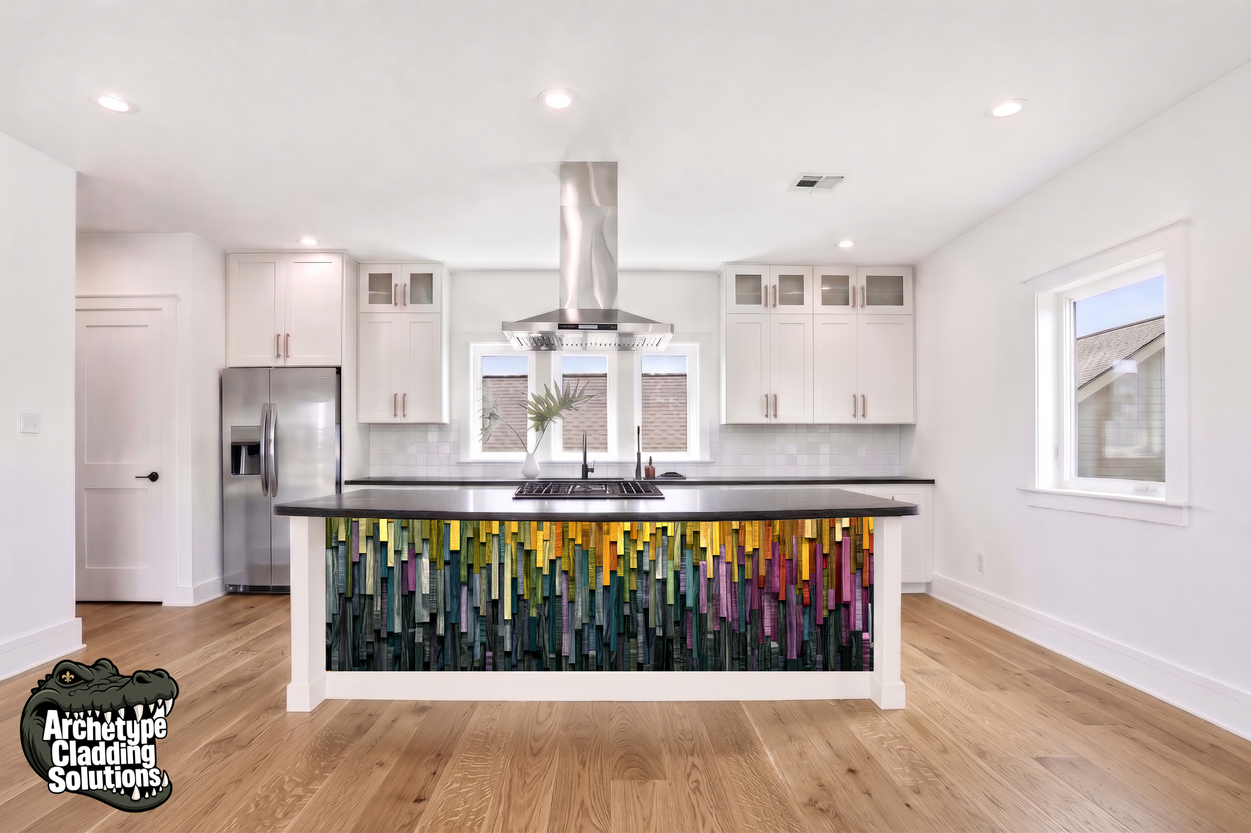 Rainbow Sliver Mosaic