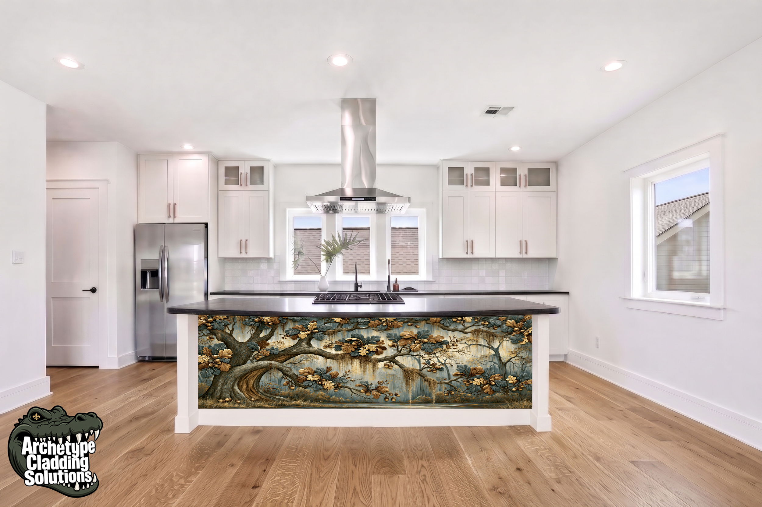 Live Oak Canopy – Architectural Kitchen Island Cladding