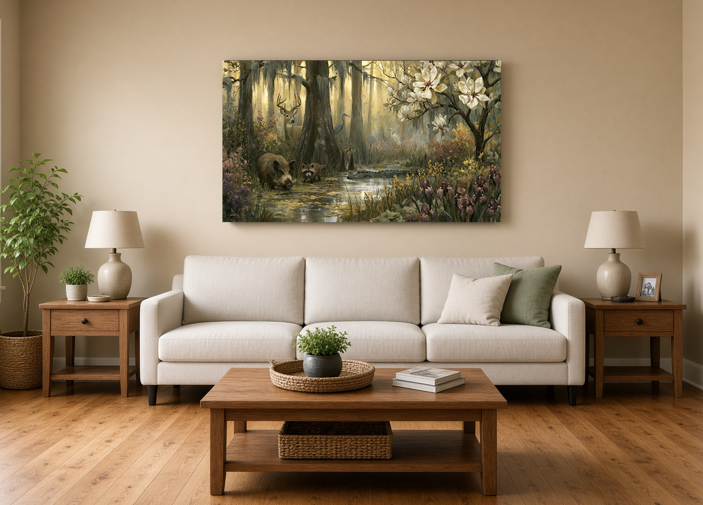 Enchanted Bayou Wildlife Sanctuary Fine Art Print IV