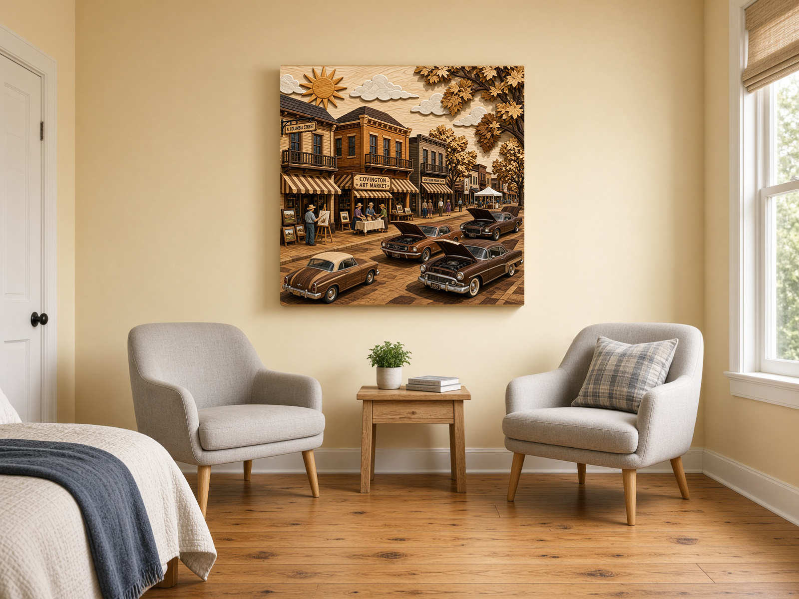 Historic Covington Art Market Fine Art Print
