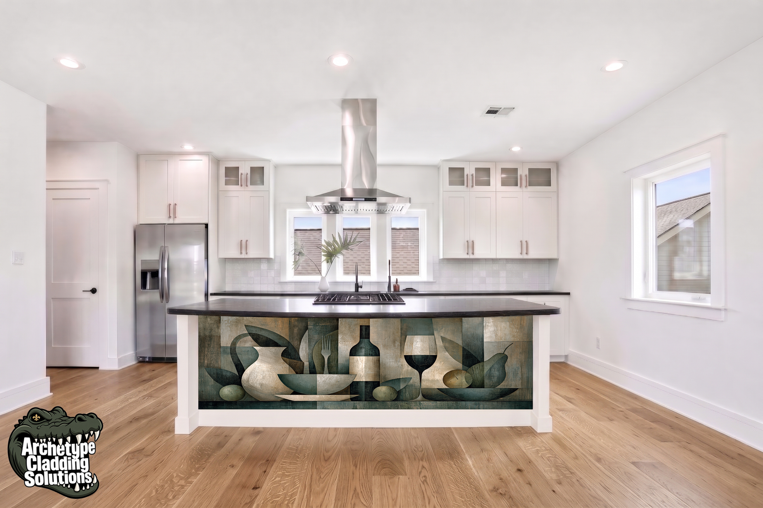 Wine and Dine – Architectural Kitchen Island Cladding