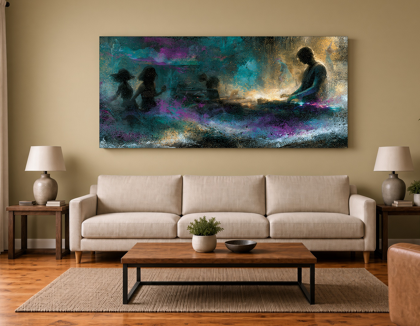 DJ Revolving It and Dance Floor Fine Art Print