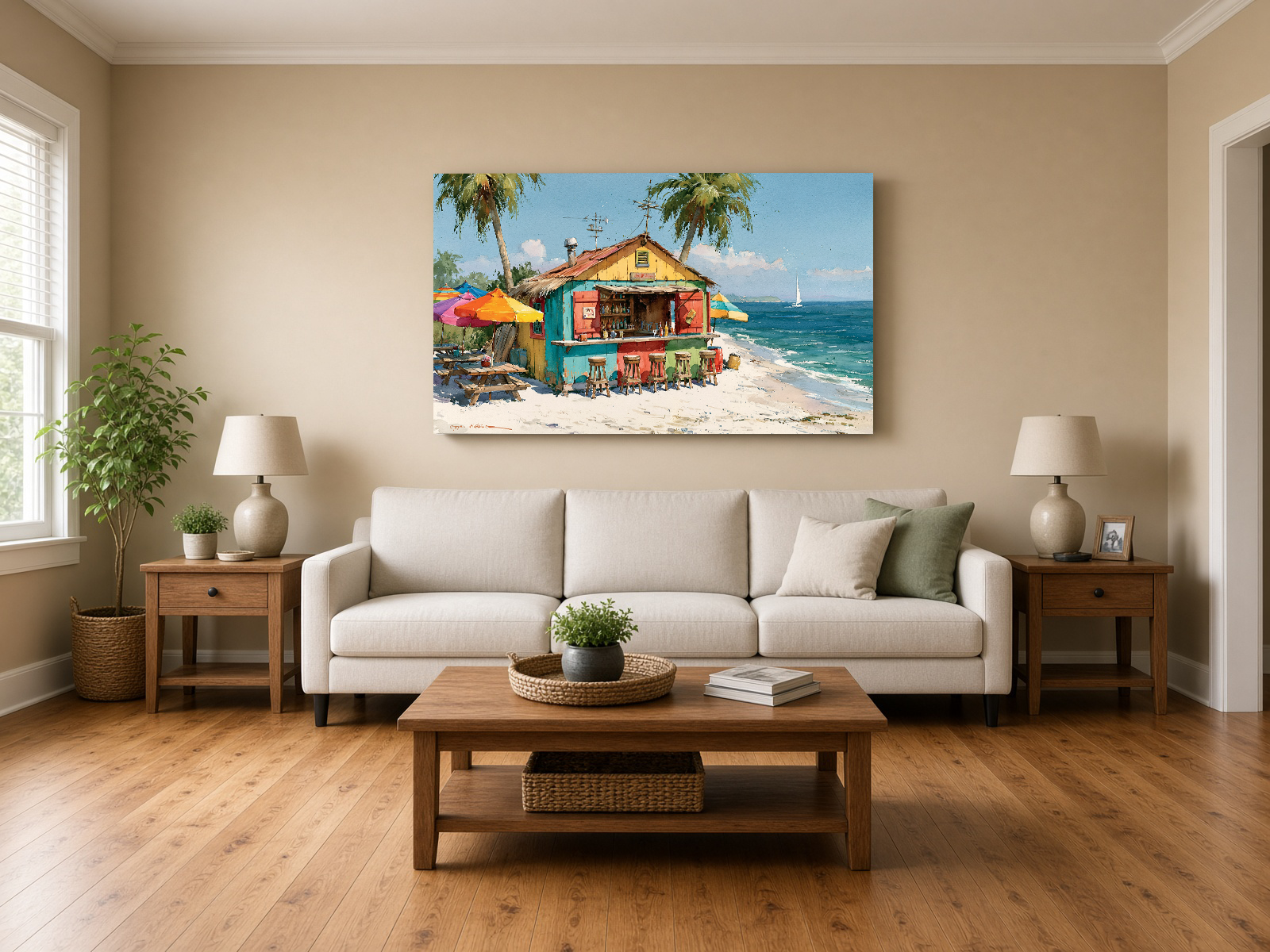 Tropical Beach Tiki Bar