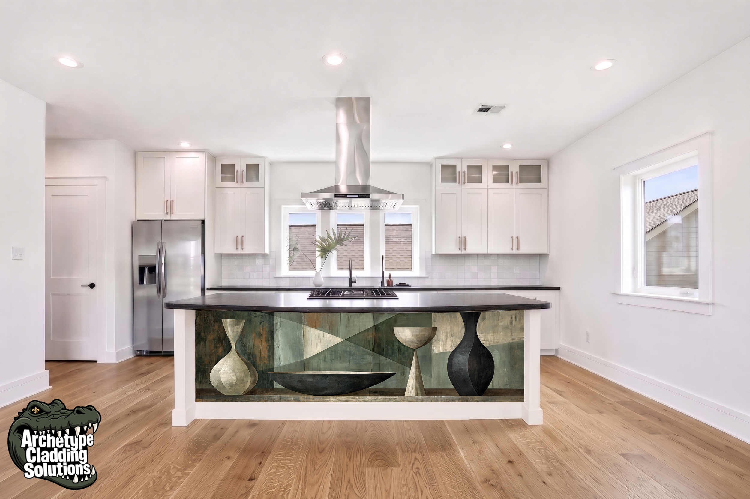 Mid-Century Ceramic Vases & Geometric Vessels – Architectural Kitchen Island Cladding