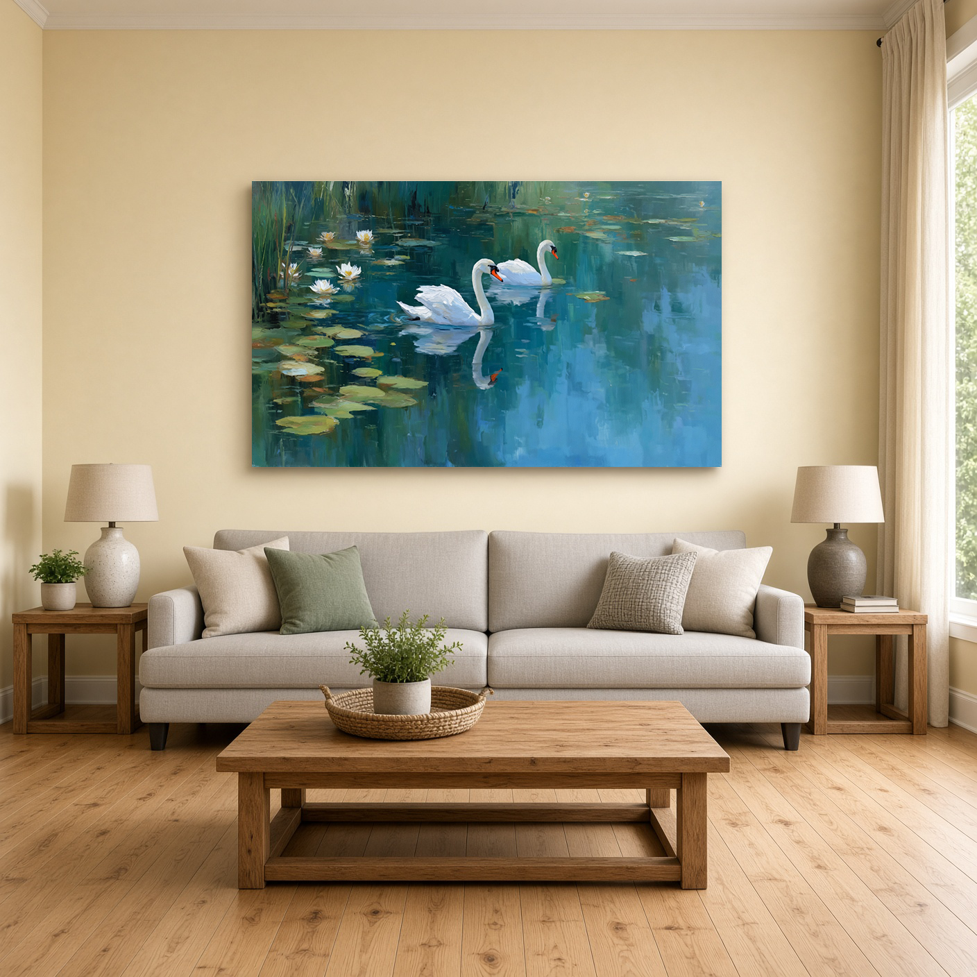 Mirror on the Lily Pond