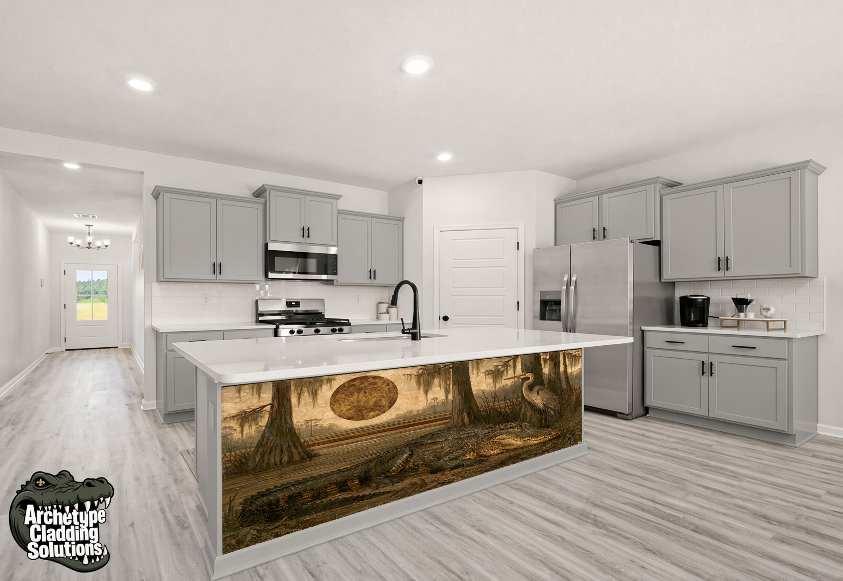 Bayou Moon Wildlife Sanctuary – Architectural Kitchen Island Cladding